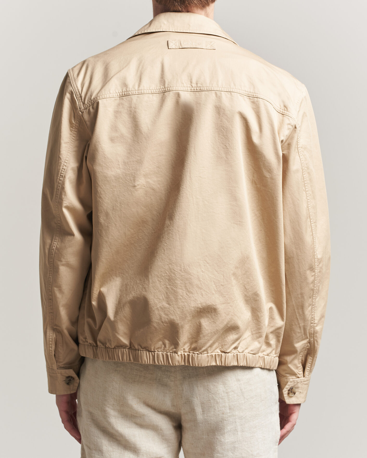 Homme | Manteaux Et Vestes | Gant | Cotton Windcheater Jacket Oat Beige