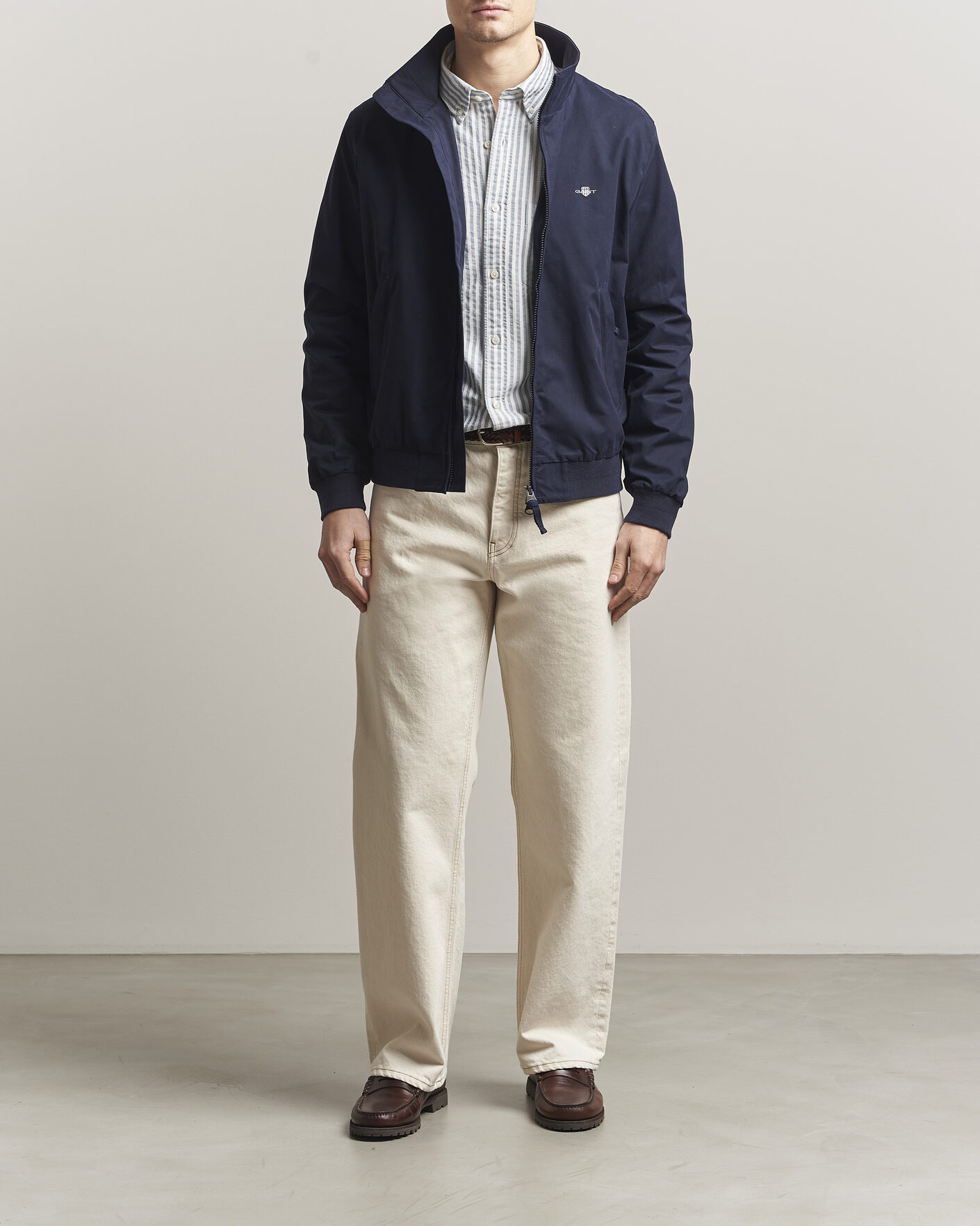 Homme | Manteaux Et Vestes | Gant | Lightweight Hampshire Jacket Evening Blue