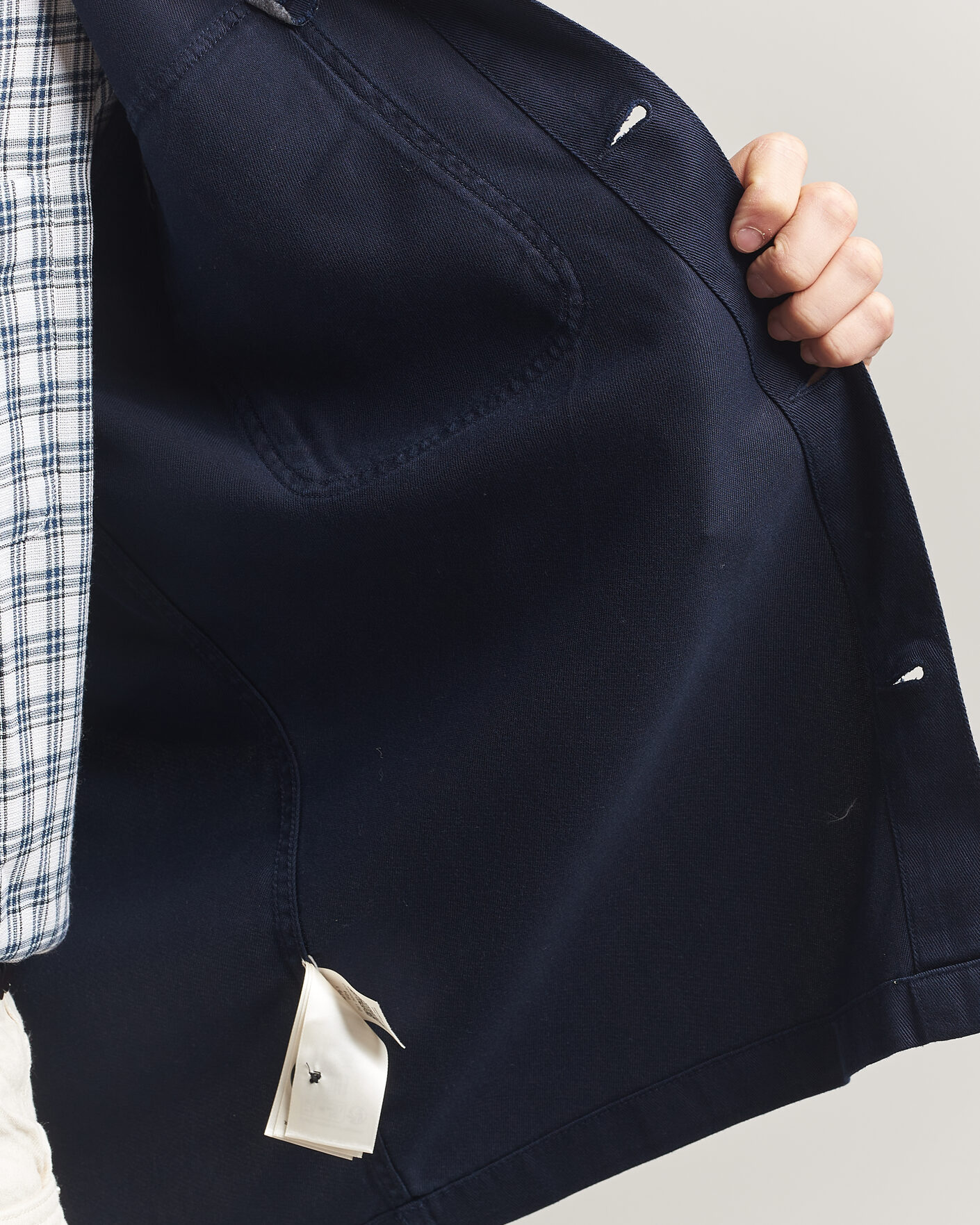 Homme | Chemises | Gant | Regular Fit Lyocell Overshirt Evening Blue