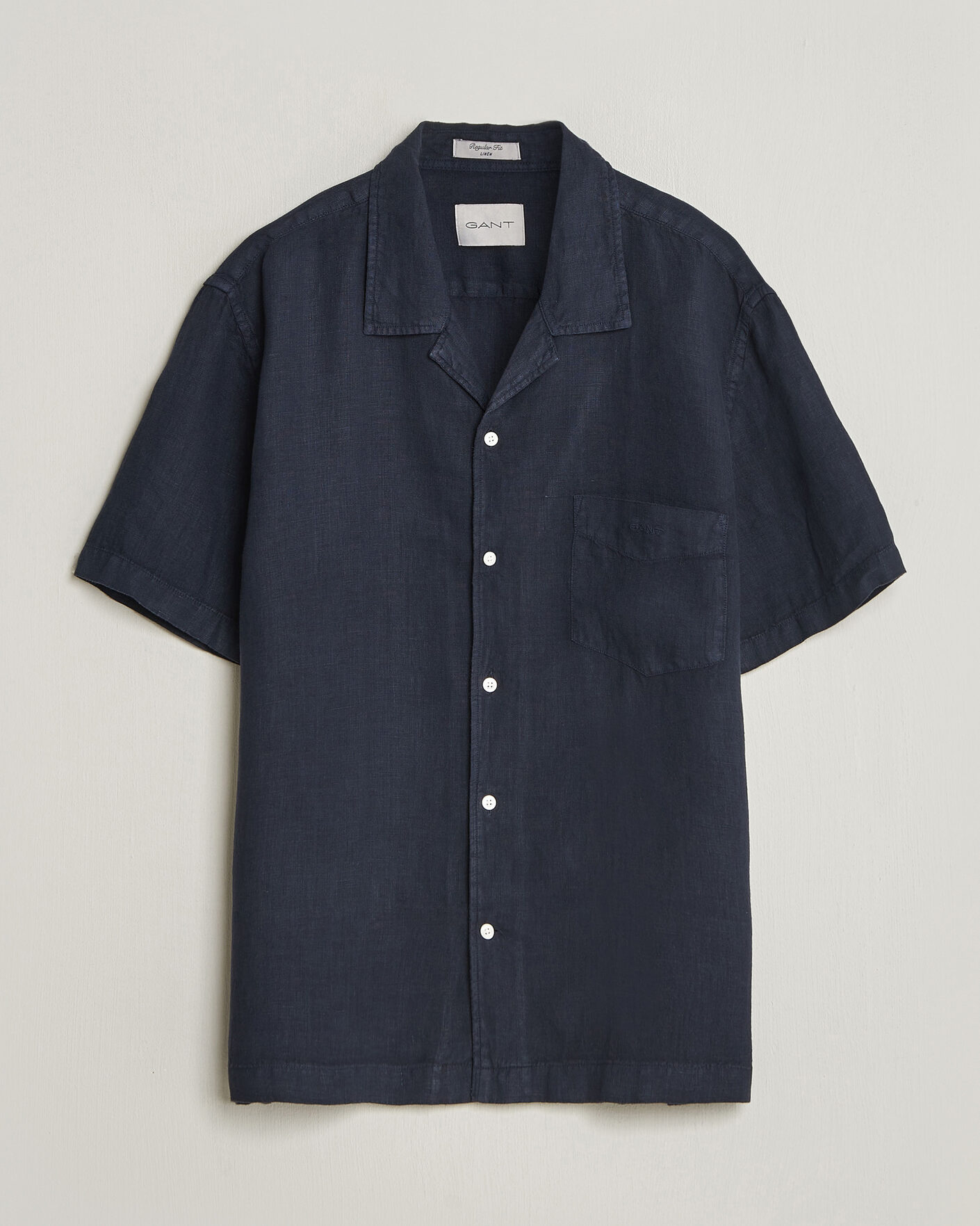Homme | Chemises | Gant | Regular Fit Garment Dyed Resort Shirt Blue