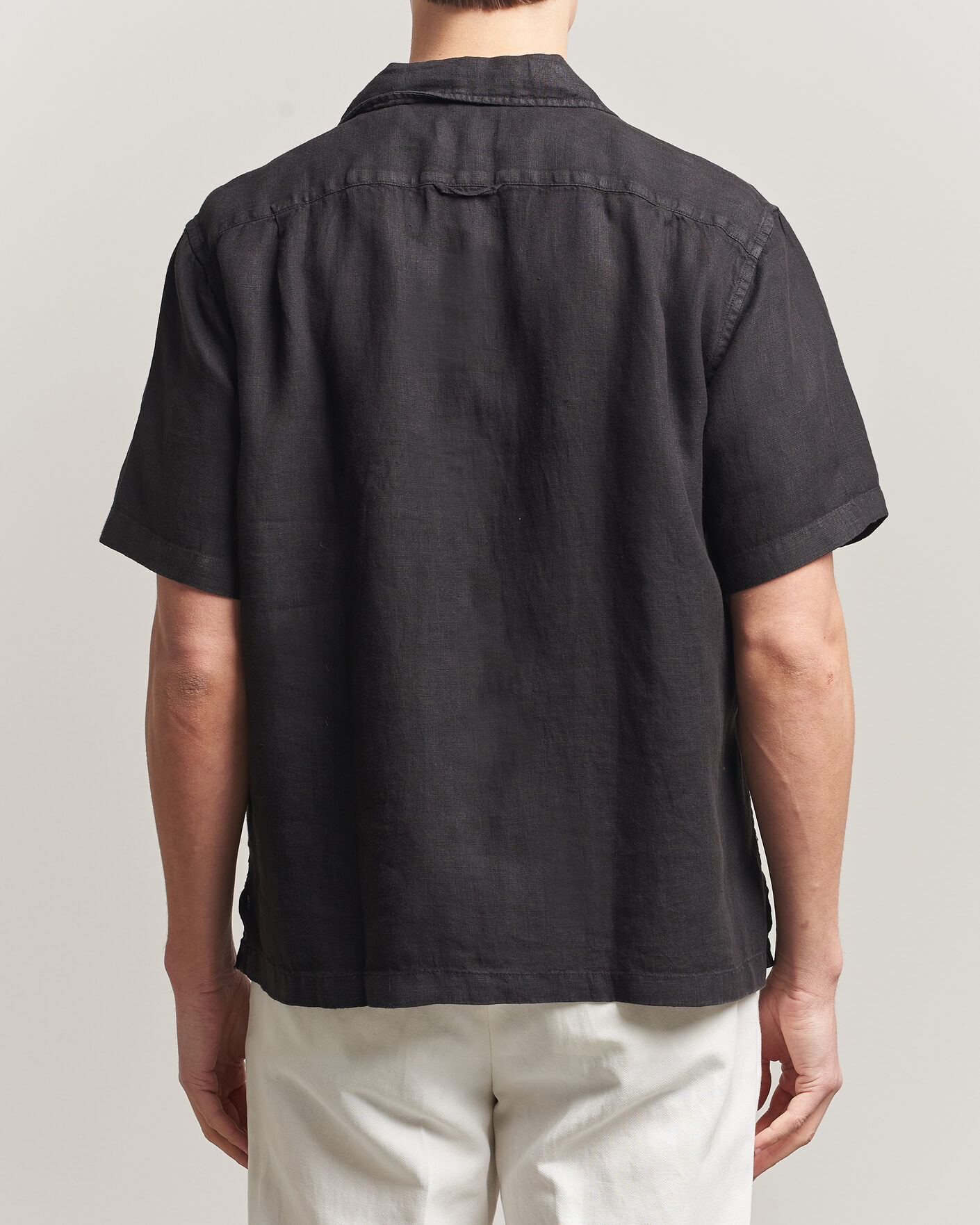 Homme | Chemises | Gant | Regular Fit Garment Dyed Camp Shirrt Black