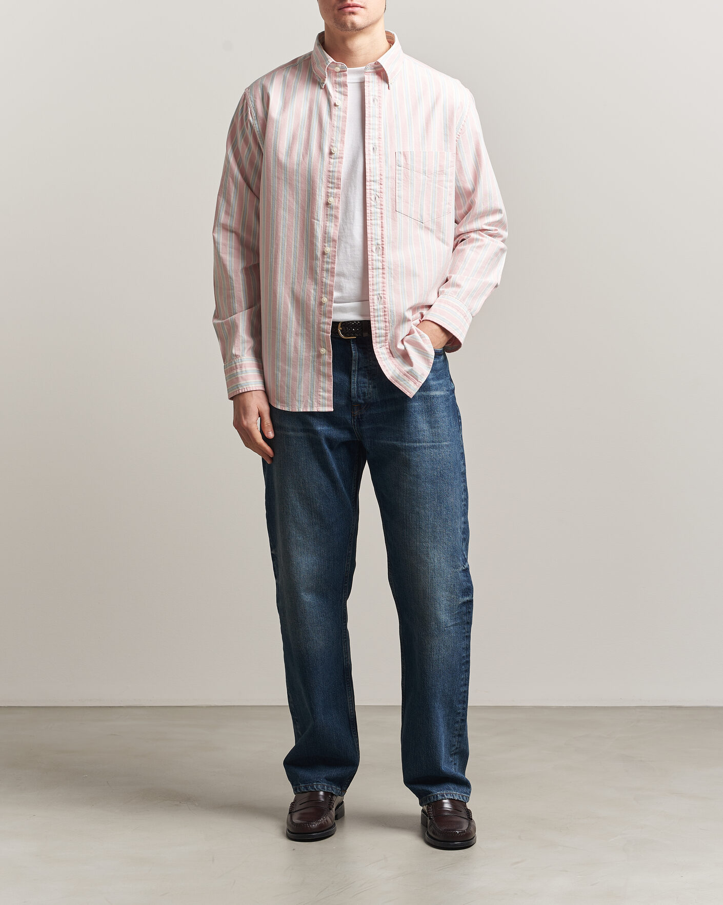 Homme | Chemises | GANT | Regluar Fit Archive Oxford Shirt Washed Pink