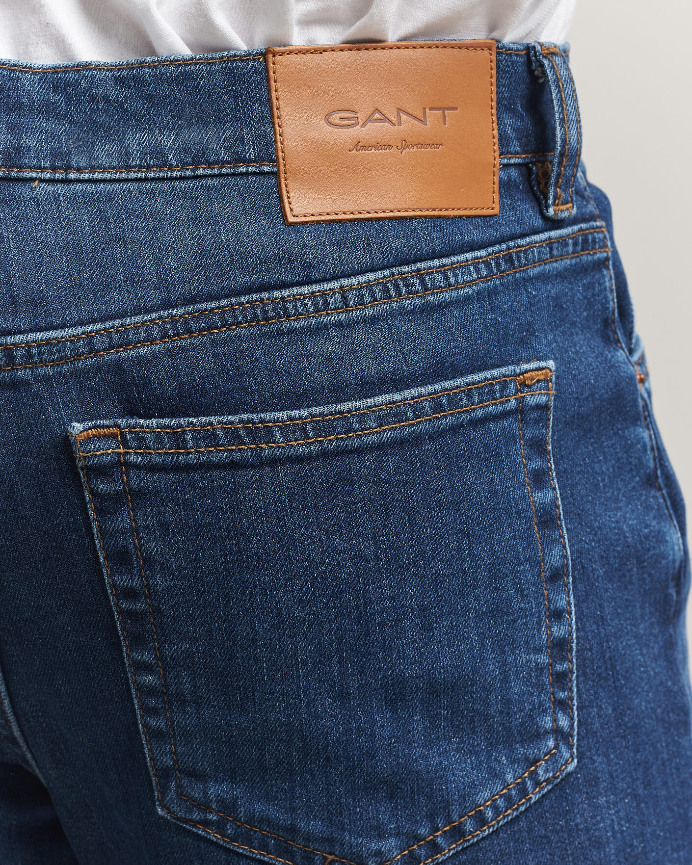 Homme | Jeans | GANT | Regular Fit Jeans Mid Blue Worn In