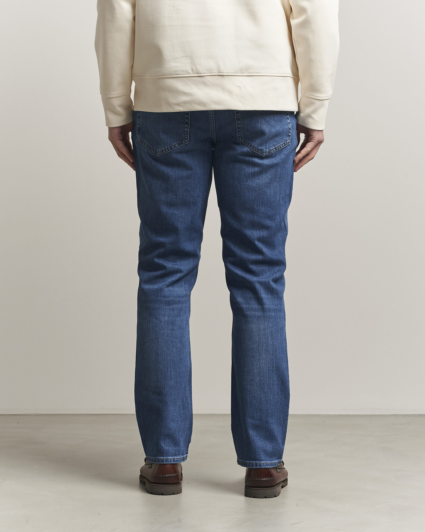 Homme | Jeans | Gant | Regular Fit Jeans Mid Blue Broken In