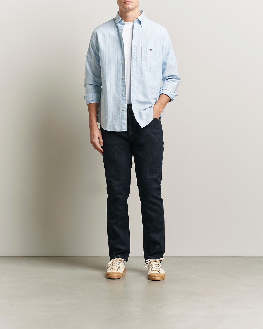 Homme | Pantalons | Gant | Regular Fit Jeans Dark Blue