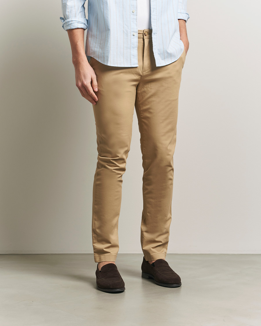 Homme | Pantalons | Gant | Slim Fit Chinos Dark Khaki