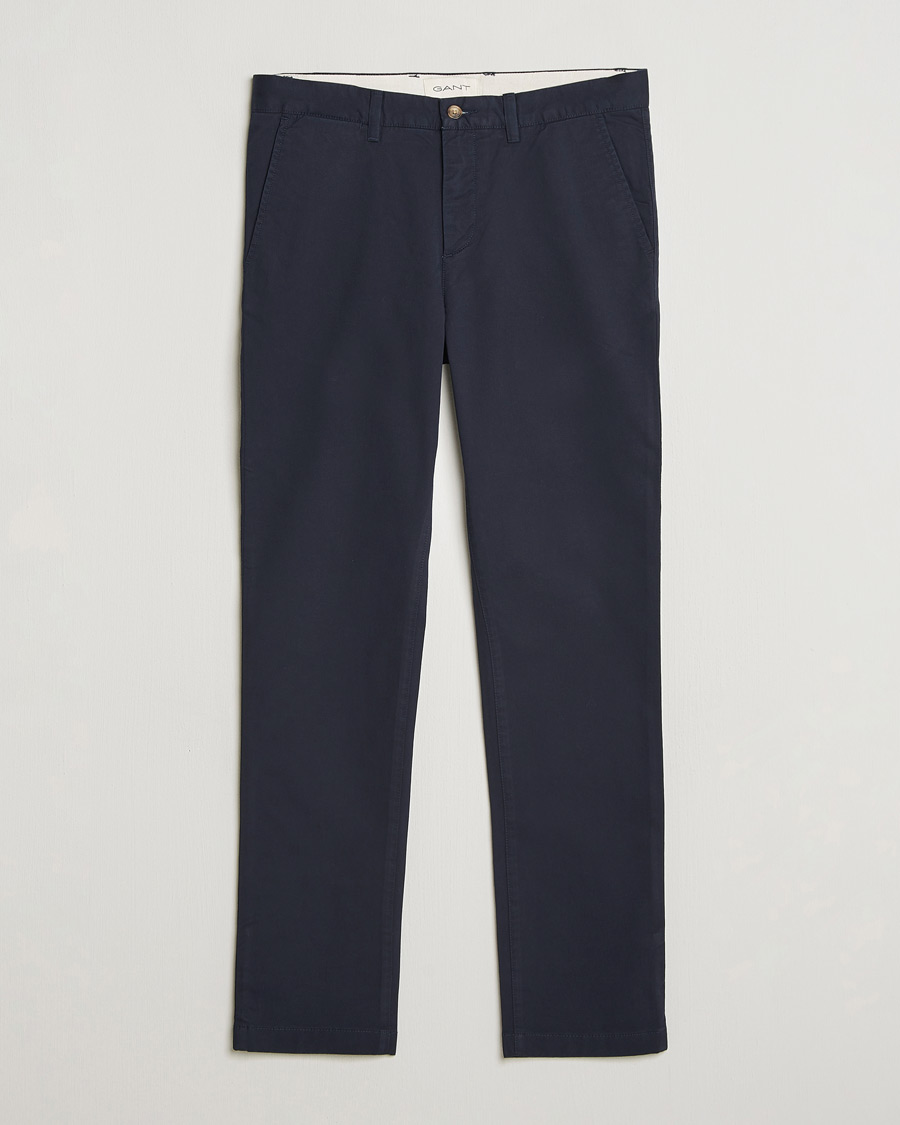 Homme | Pantalons | GANT | Slim Fit Chinos Evening Blue