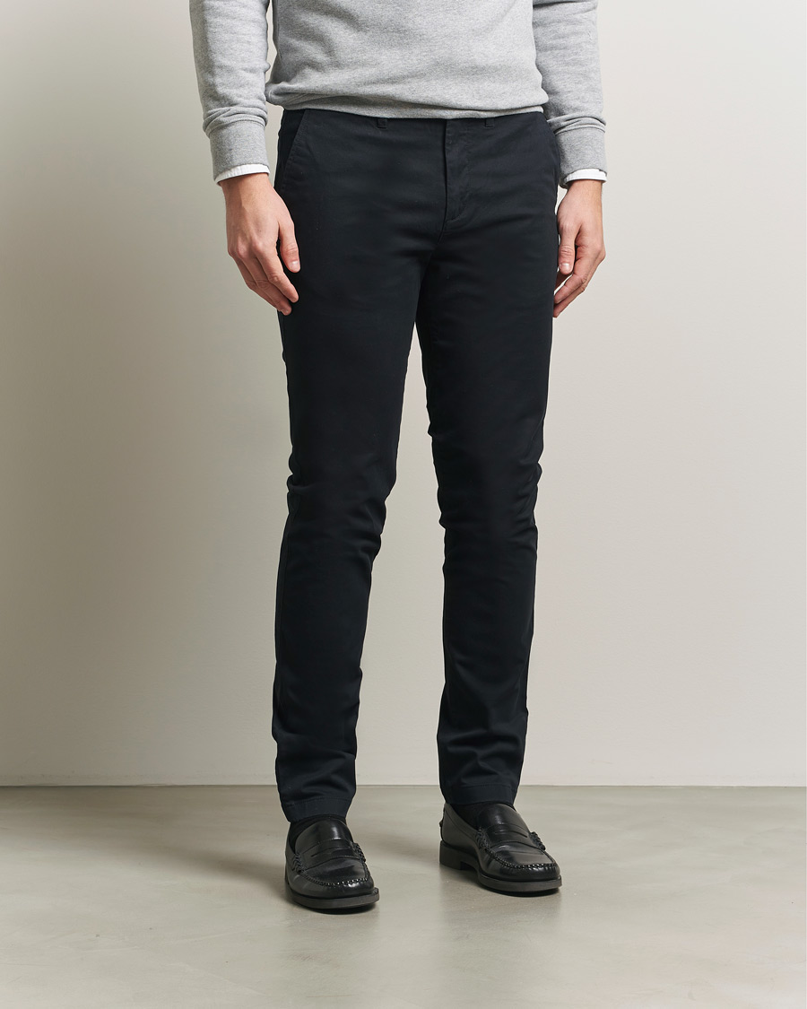 Homme | Pantalons | Gant | Slim Fit Chinos Black