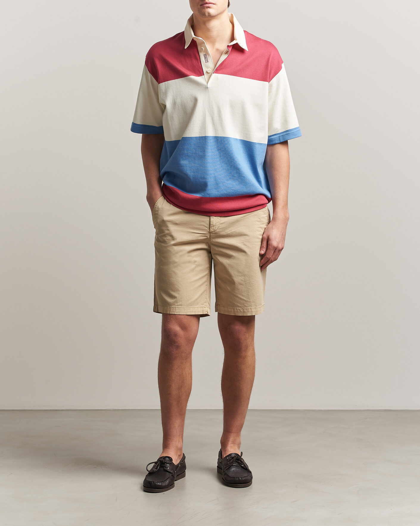 Homme | Shorts | GANT | Regular Sunfaded Shorts Oat Beige
