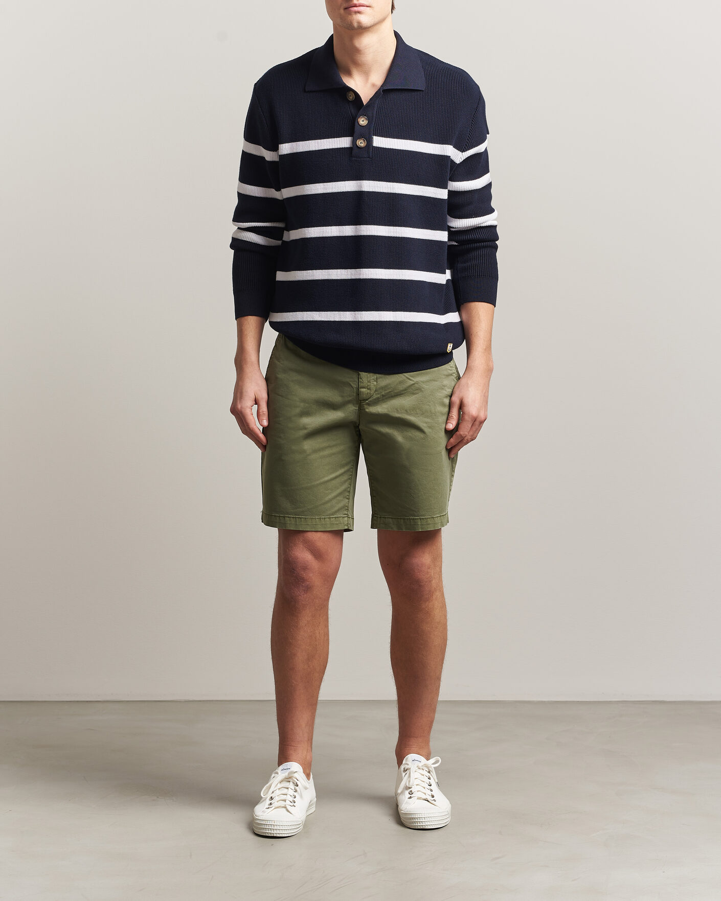 Homme | Shorts | GANT | Regular Sunfaded Shorts Dry Herb Green