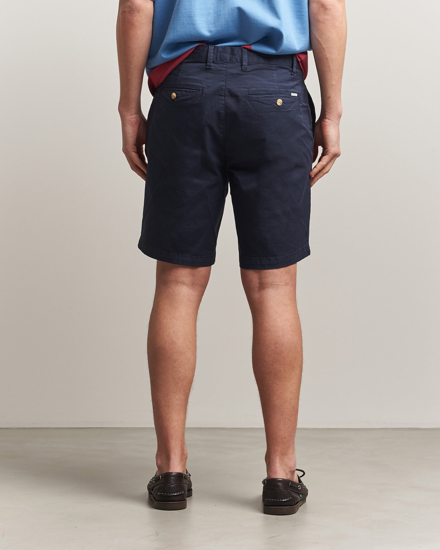 Homme | Shorts | GANT | Regular Sunfaded Shorts Evening Blue