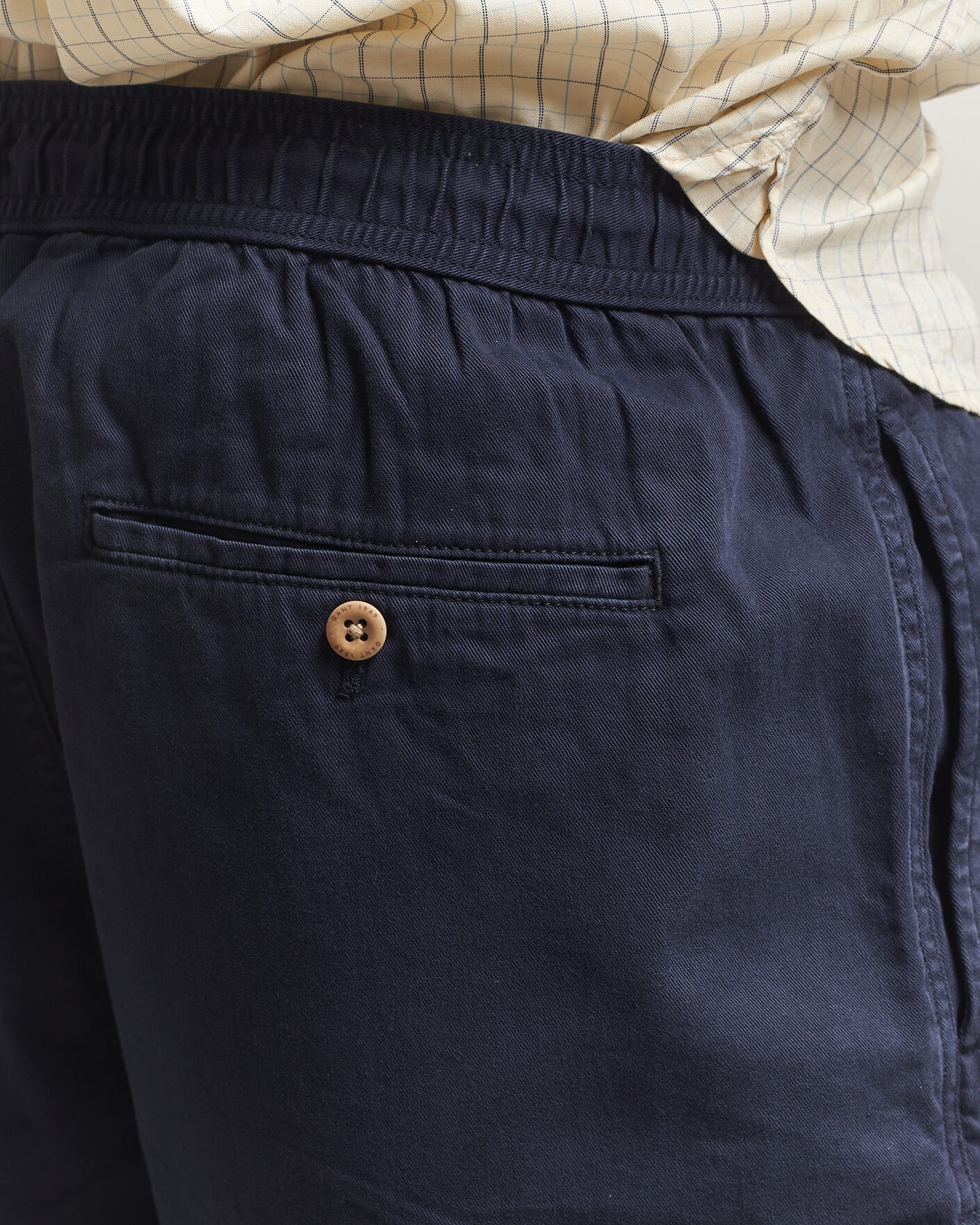 Homme | Shorts | GANT | Regular Fit Sunfaded Drawstring Evening Blue