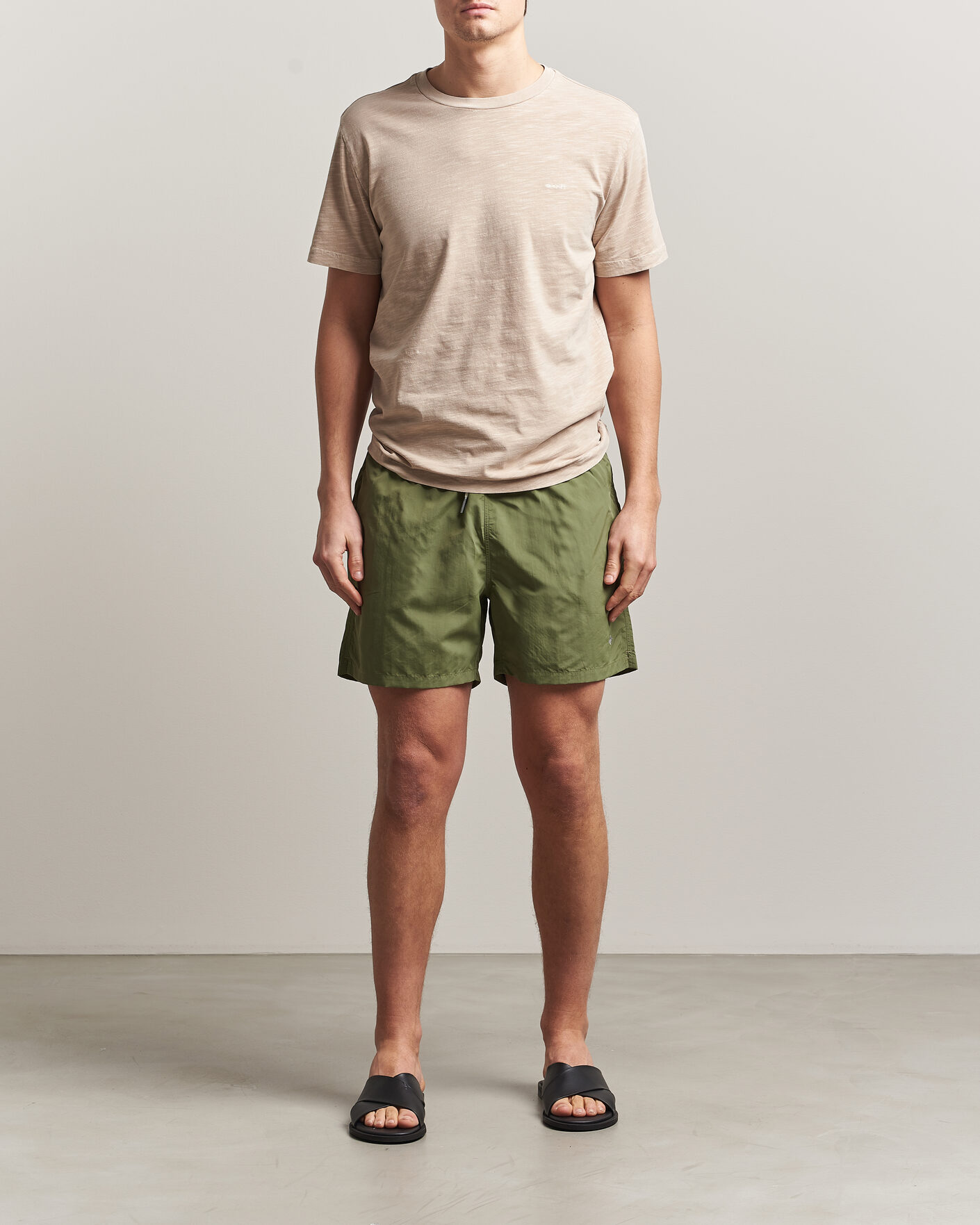 Homme | Maillots De Bain | Gant | Basic Swimshorts Dry Herb Green