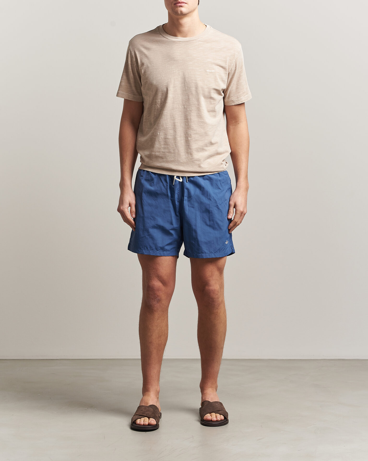 Homme | Maillots De Bain | Gant | Basic Swimshorts Vintage Blue