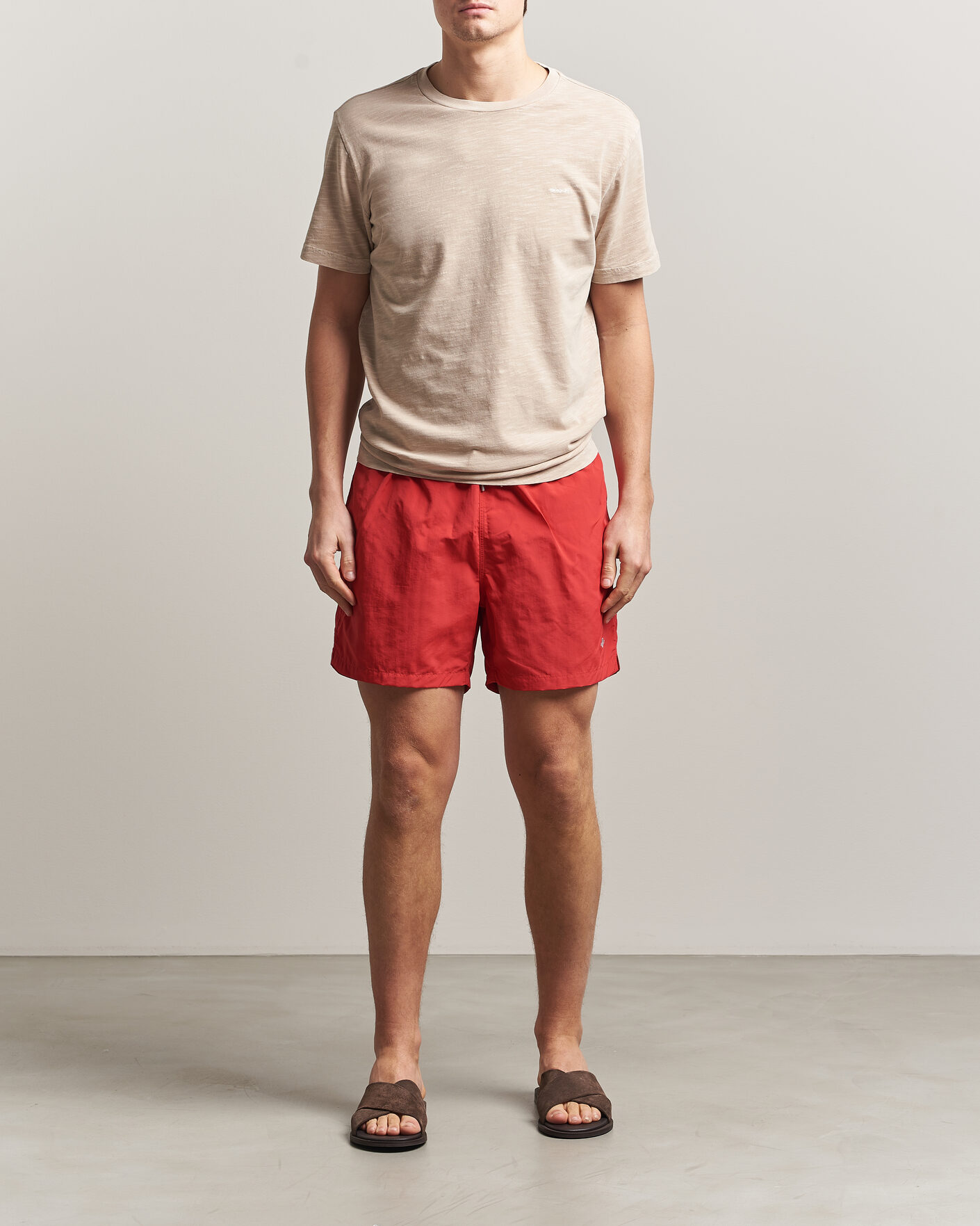 Homme | Maillots De Bain | Gant | Basic Swimshorts Rose Red