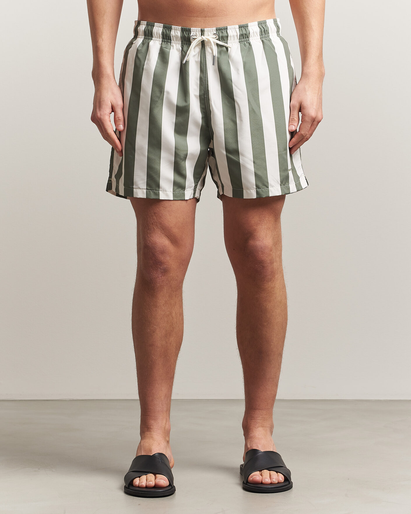 Homme | Maillots De Bain | GANT | Blockstriped Swimshorts Dry Herb Green