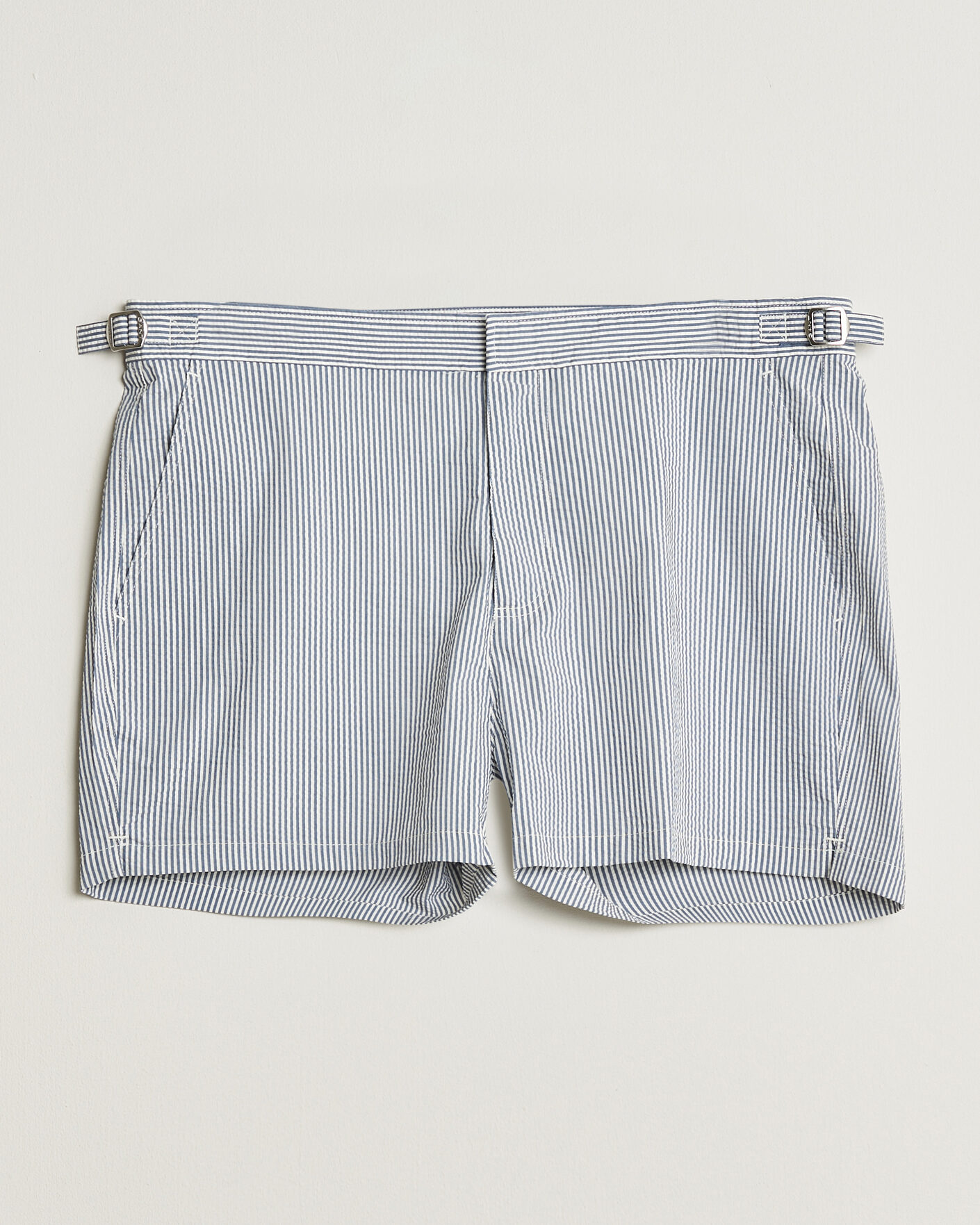 Homme | Maillots De Bain | GANT | Fitted Seersucker Swimshorts Vintage Blue
