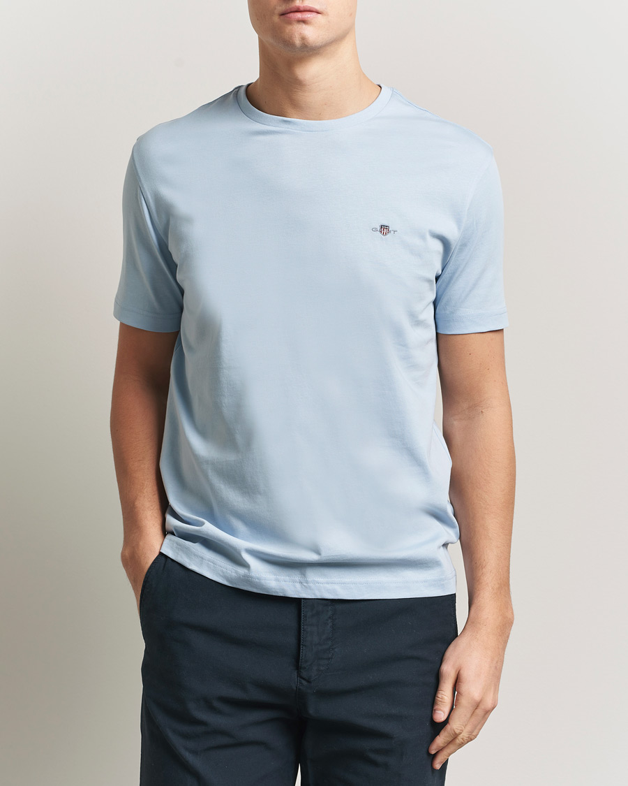 Homme | T-shirts | GANT | The Original T-Shirt Fresh Blue