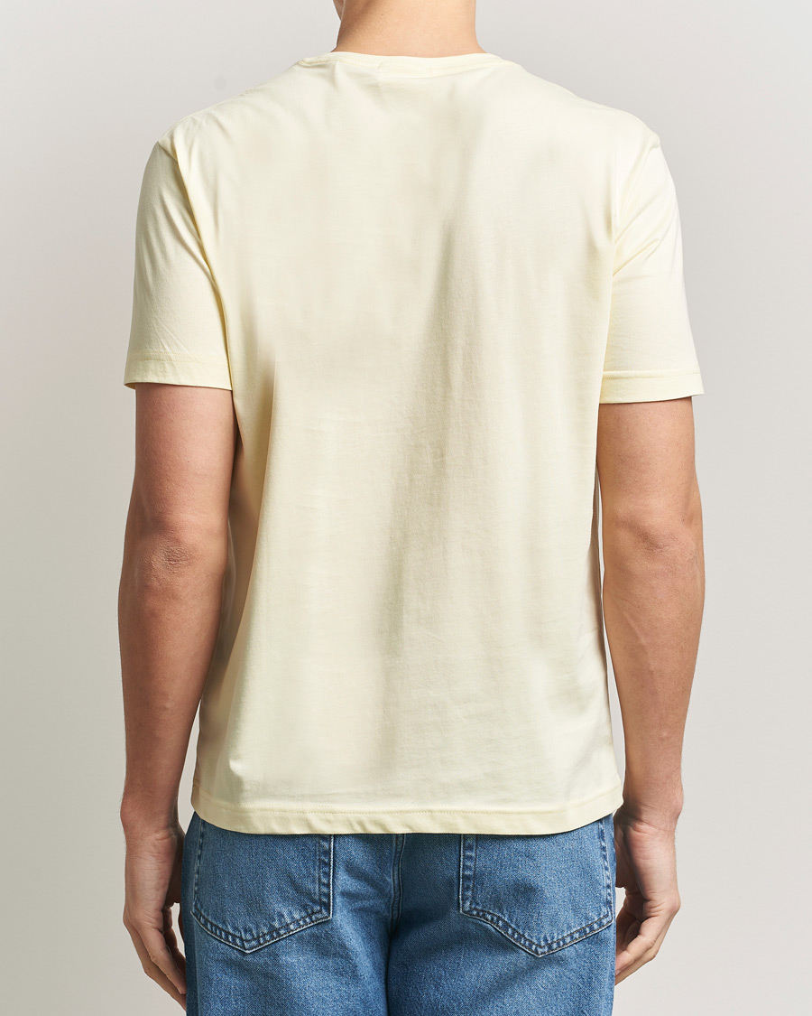 Homme | T-shirts | GANT | The Original T-Shirt Vanilla Yellow