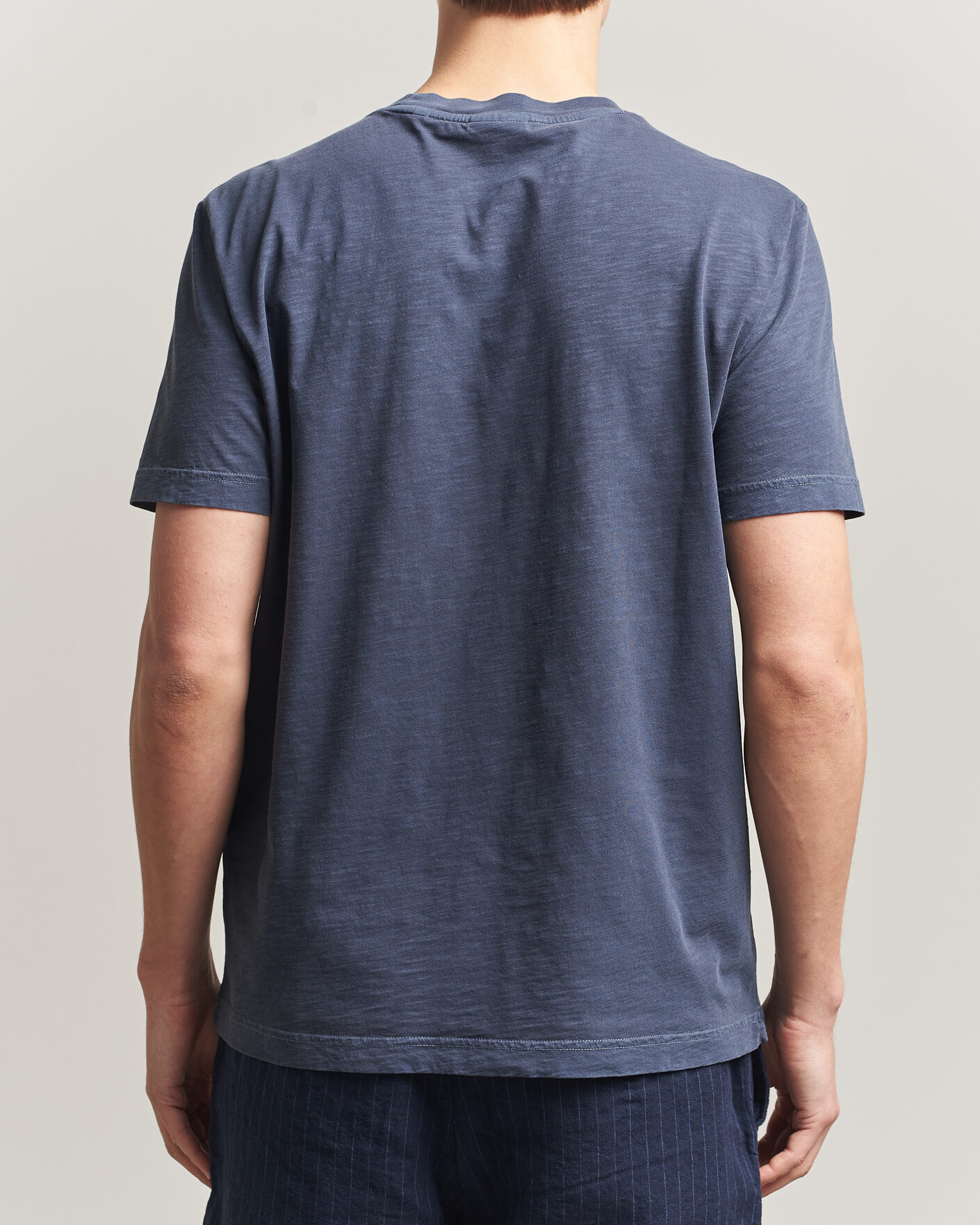 Homme | T-shirts | Gant | Washed Slub T-Shirt Evening Blue