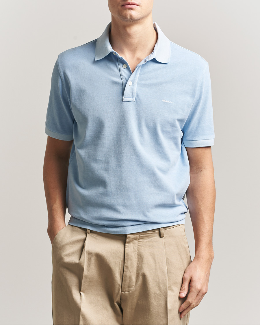 Homme | Polos | Gant | Sunfaded Polo Fresh Blue