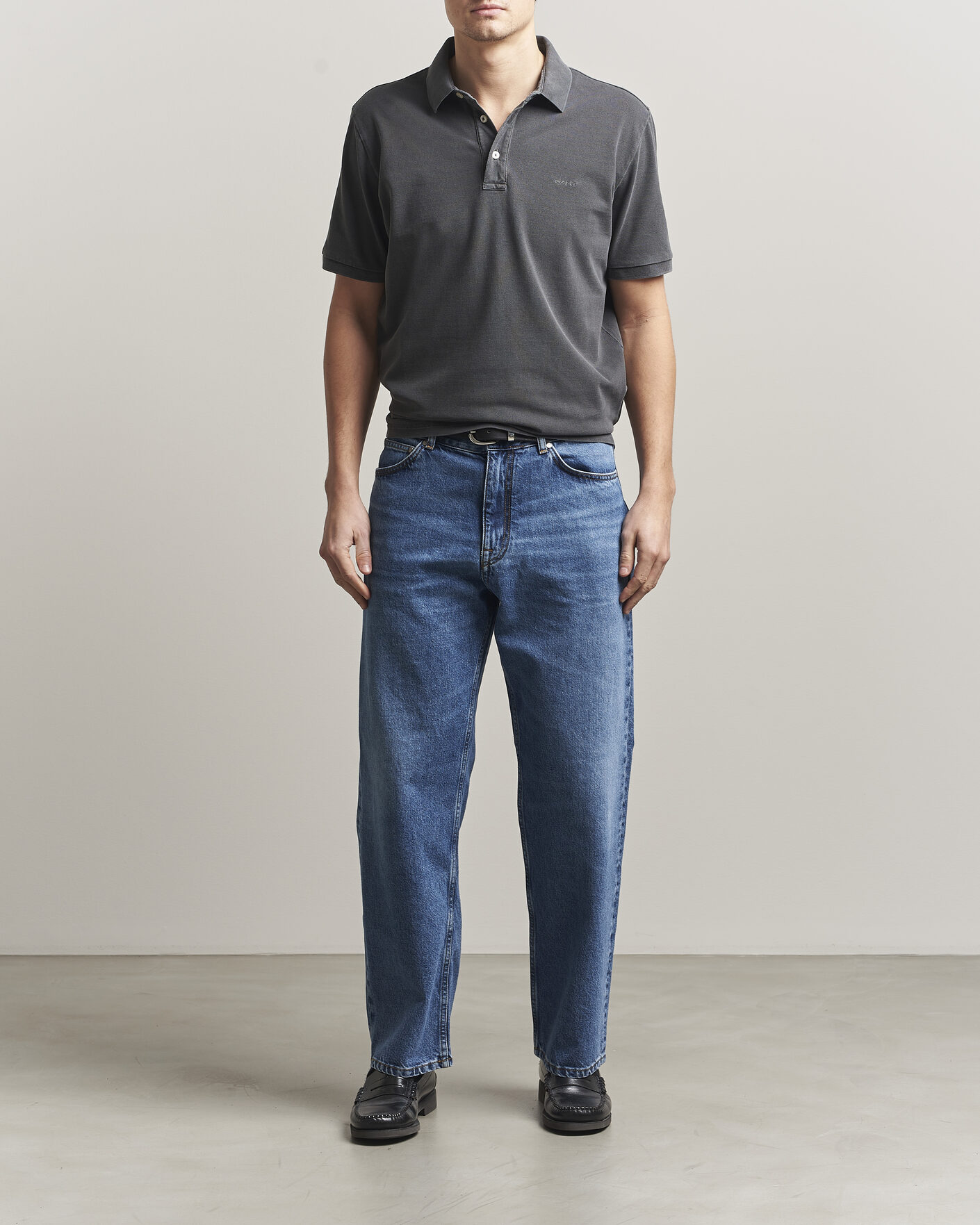 Homme | Polos | GANT | Sunfaded Polo Black