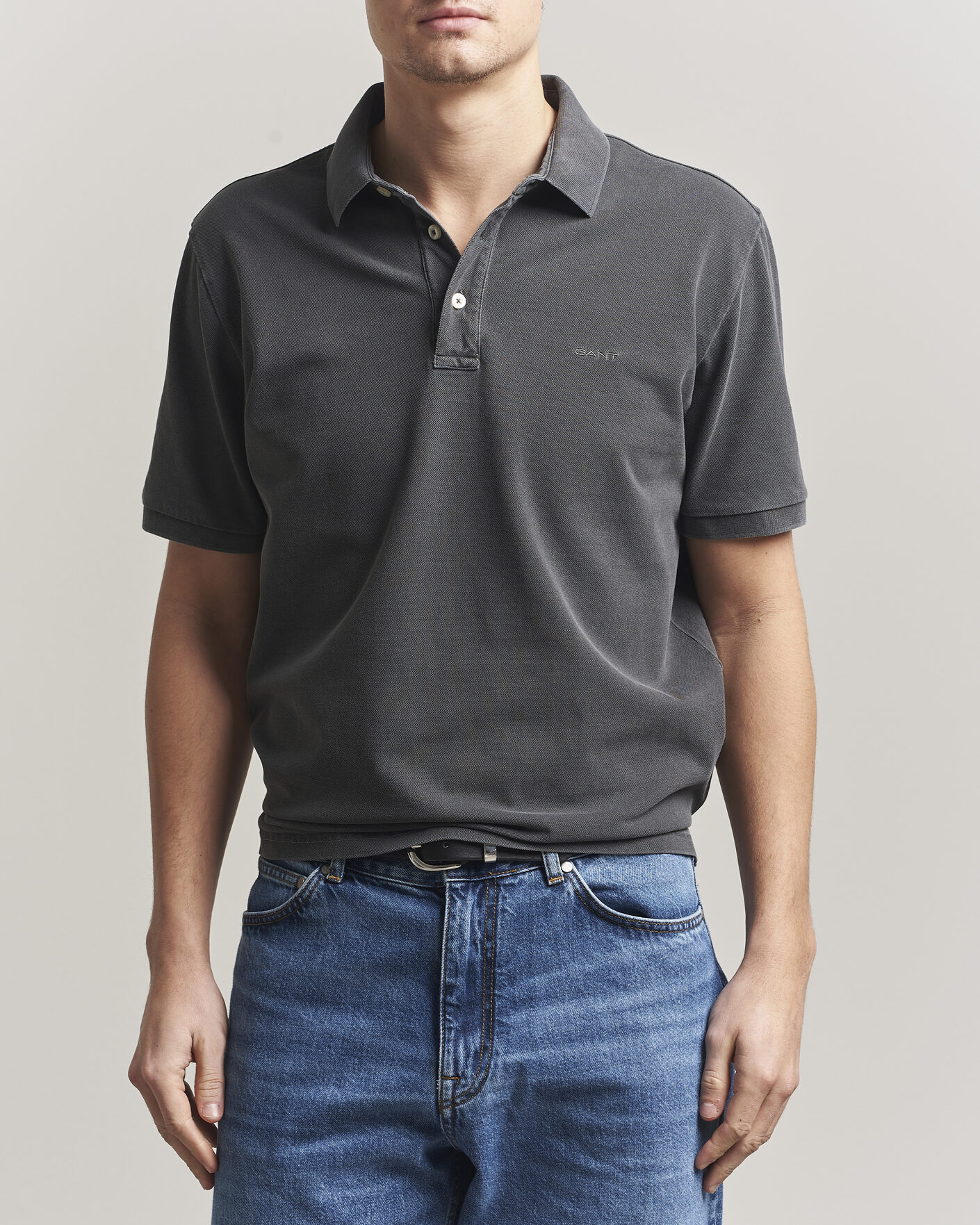 Homme | Polos | GANT | Sunfaded Polo Black