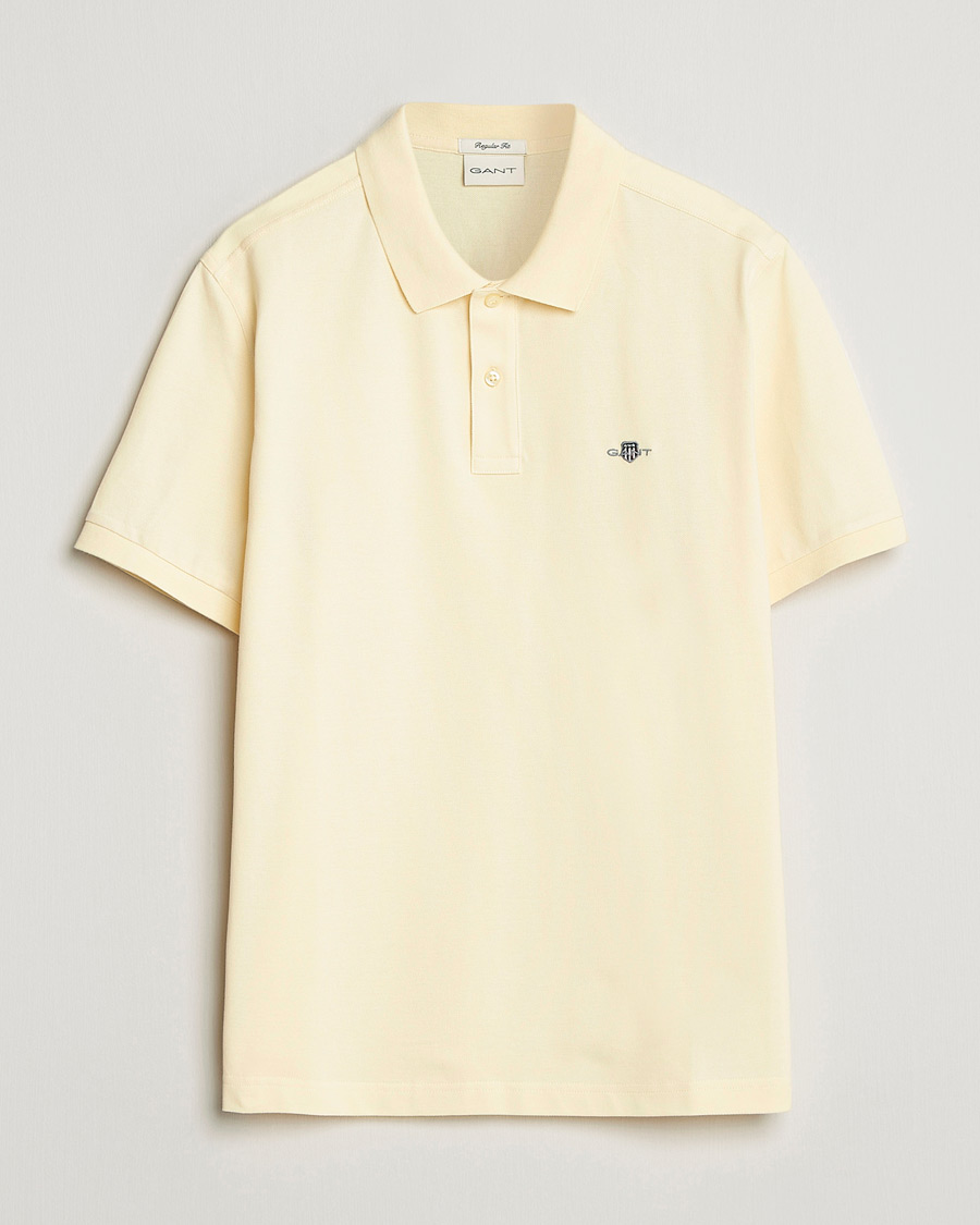 Homme | Polos | GANT | The Original Polo Vanilla Yellow