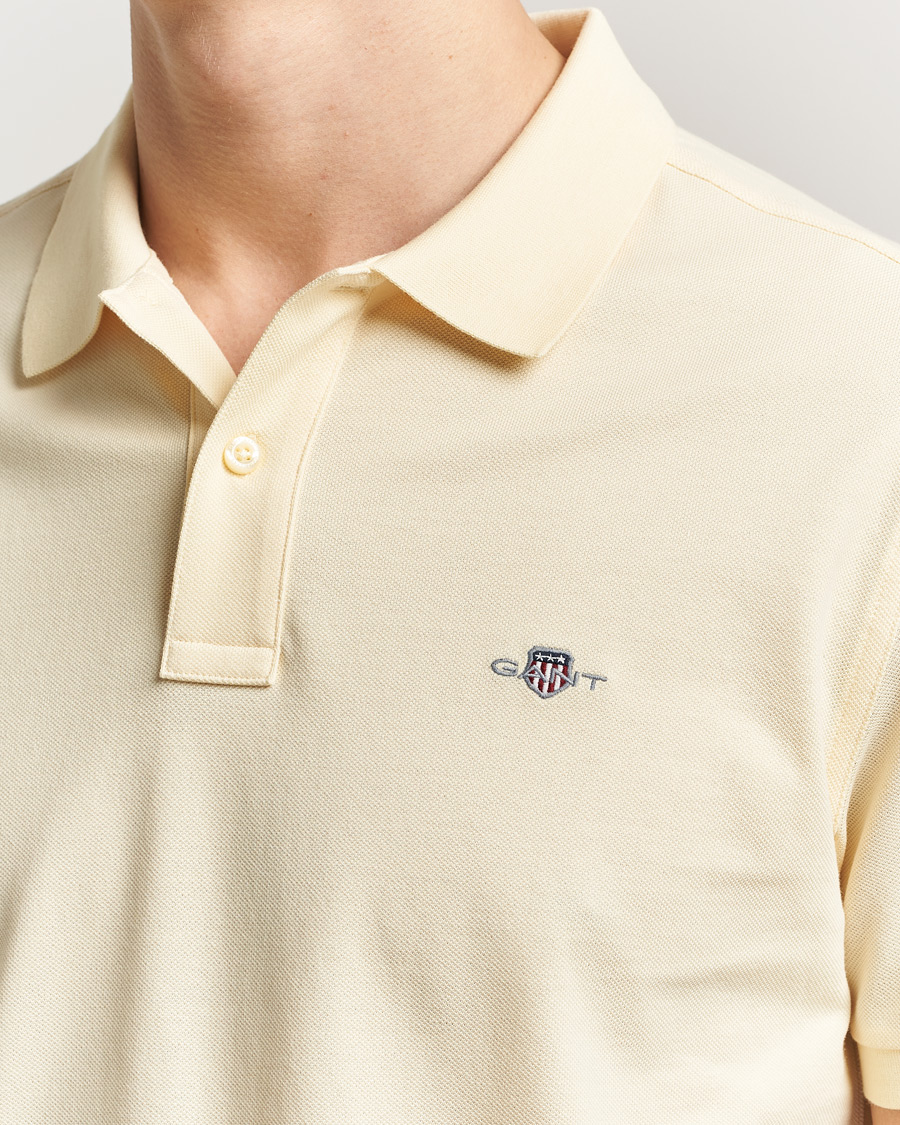 Homme | Polos | GANT | The Original Polo Vanilla Yellow