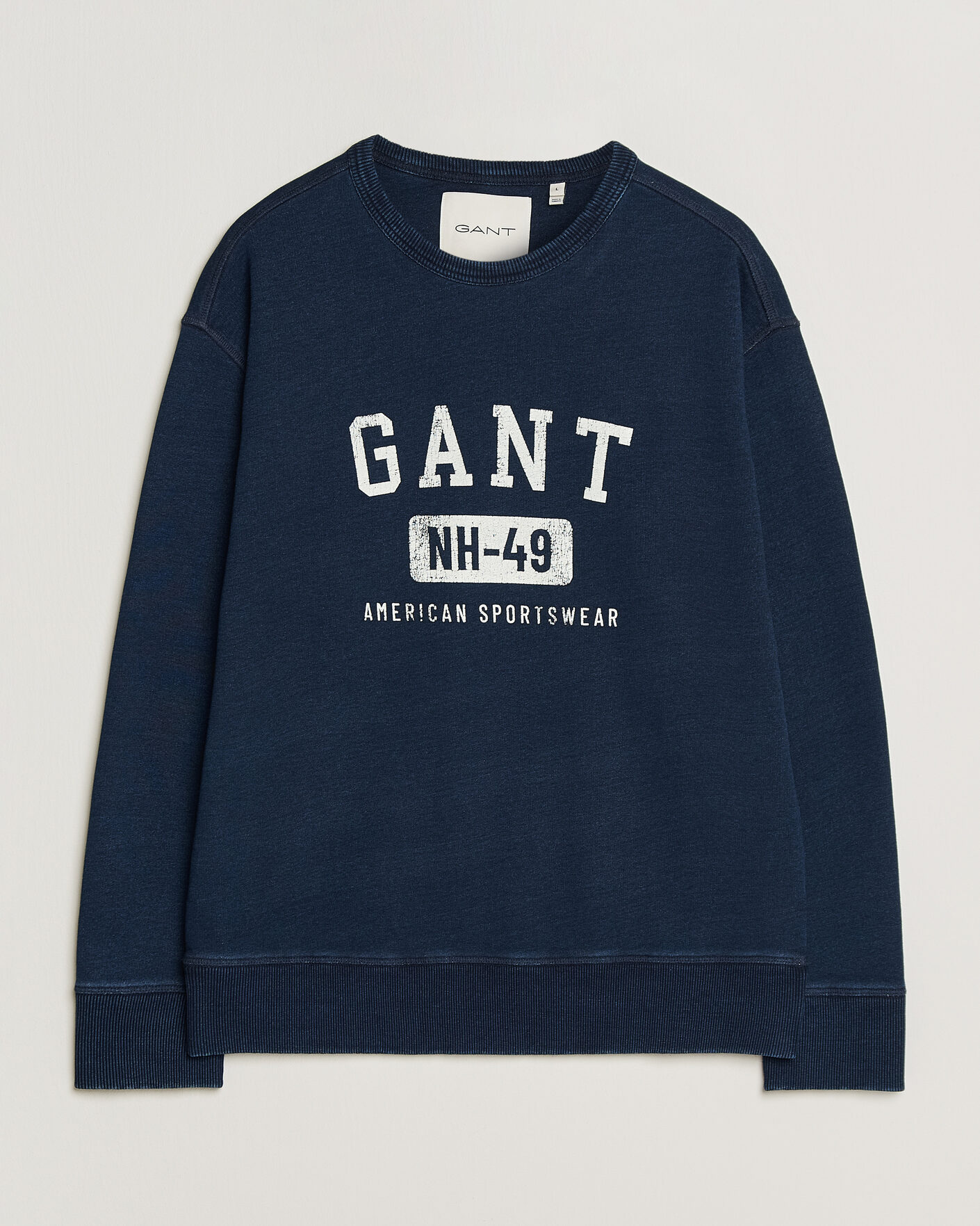 Homme | Pulls Et Tricots | Gant | Indigo Graphic Sweatshirt Dark Blue