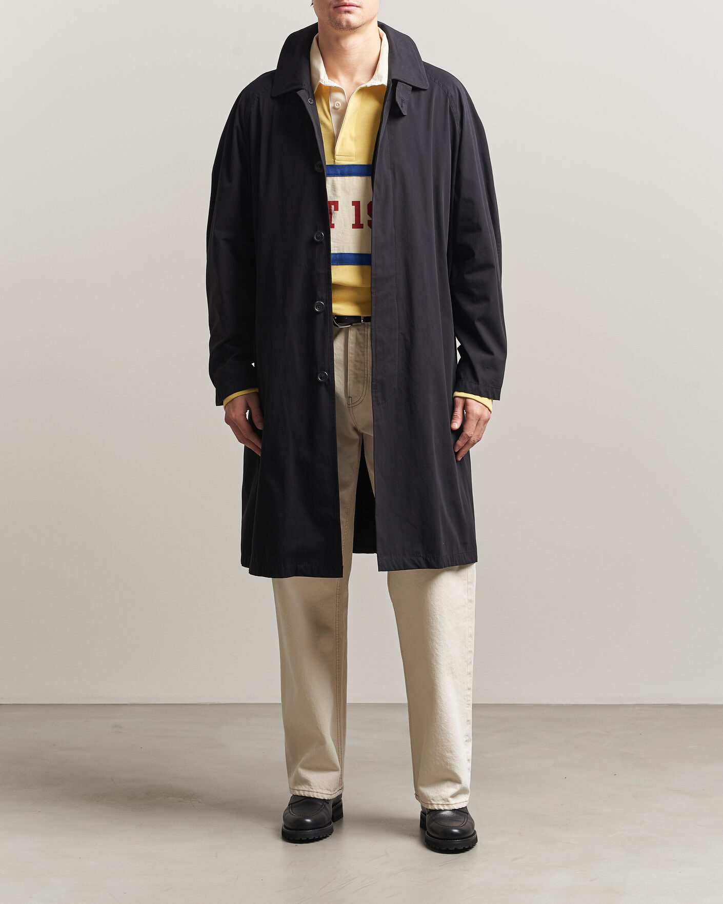 Homme | Manteaux Et Vestes | Gant | Cotton Coat Black