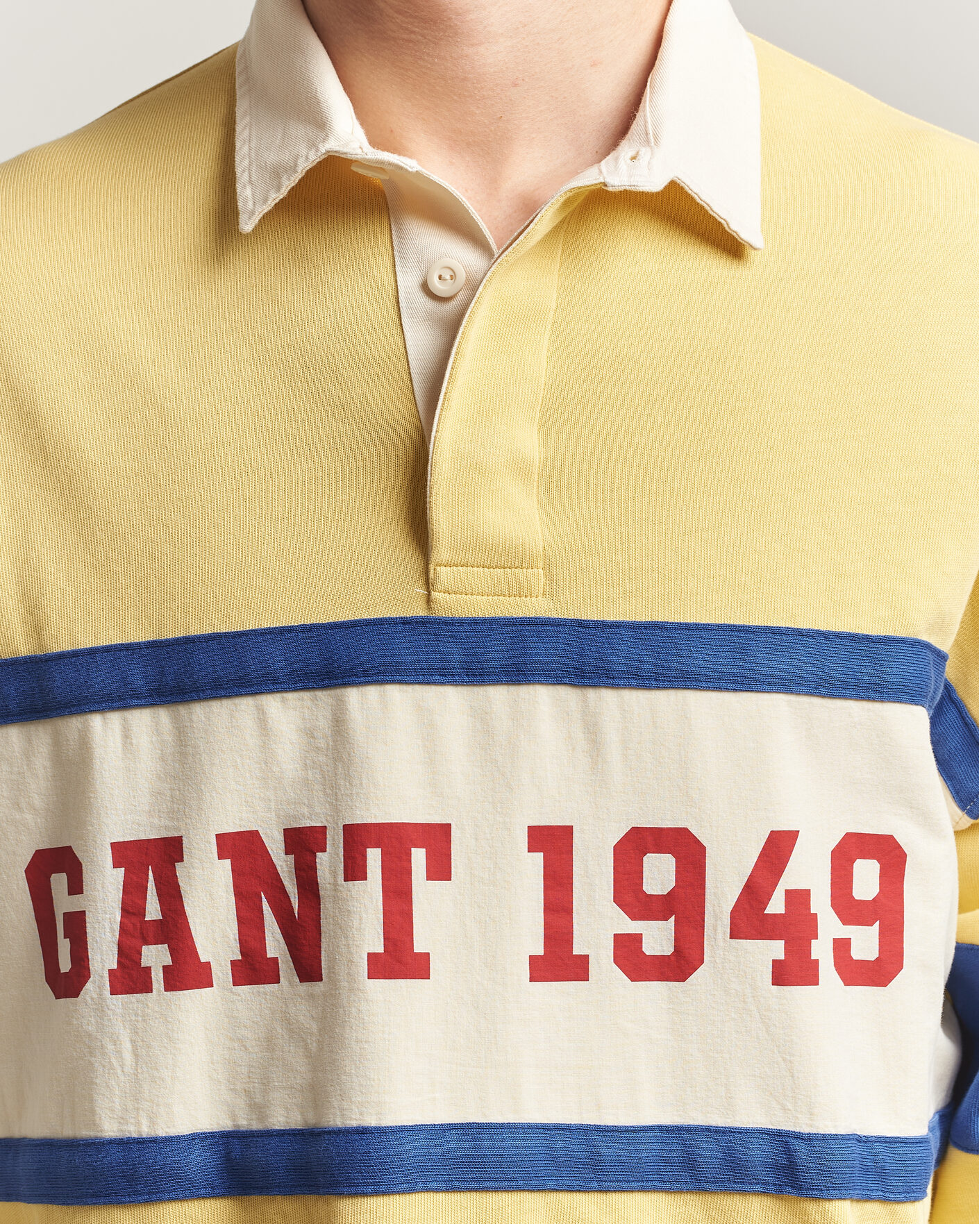 Homme | Pulls Et Tricots | Gant | Heavy Rugger Light Mustard Yellow
