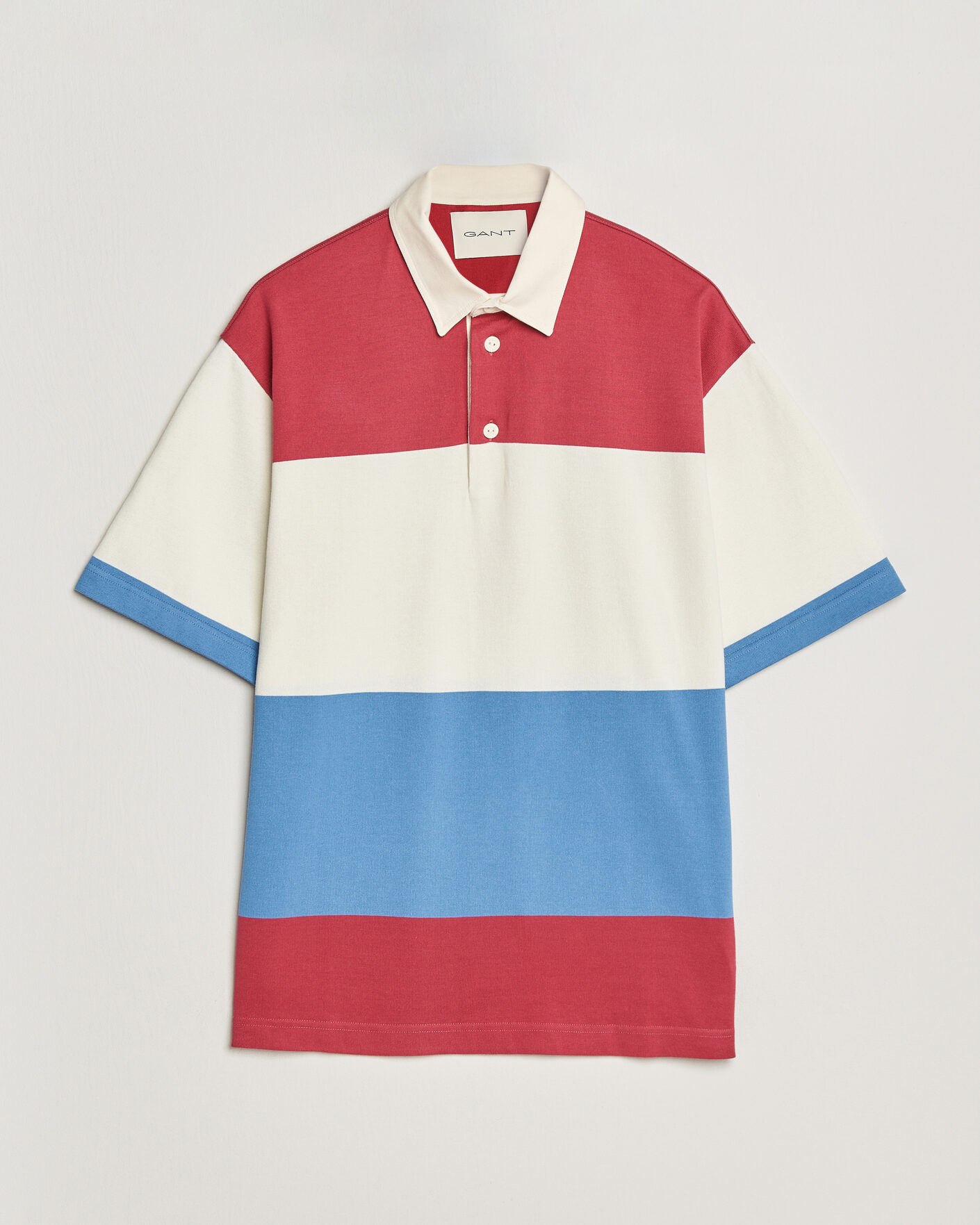 Homme | Polos | Gant | Striped Short Sleeve Rugger Multi