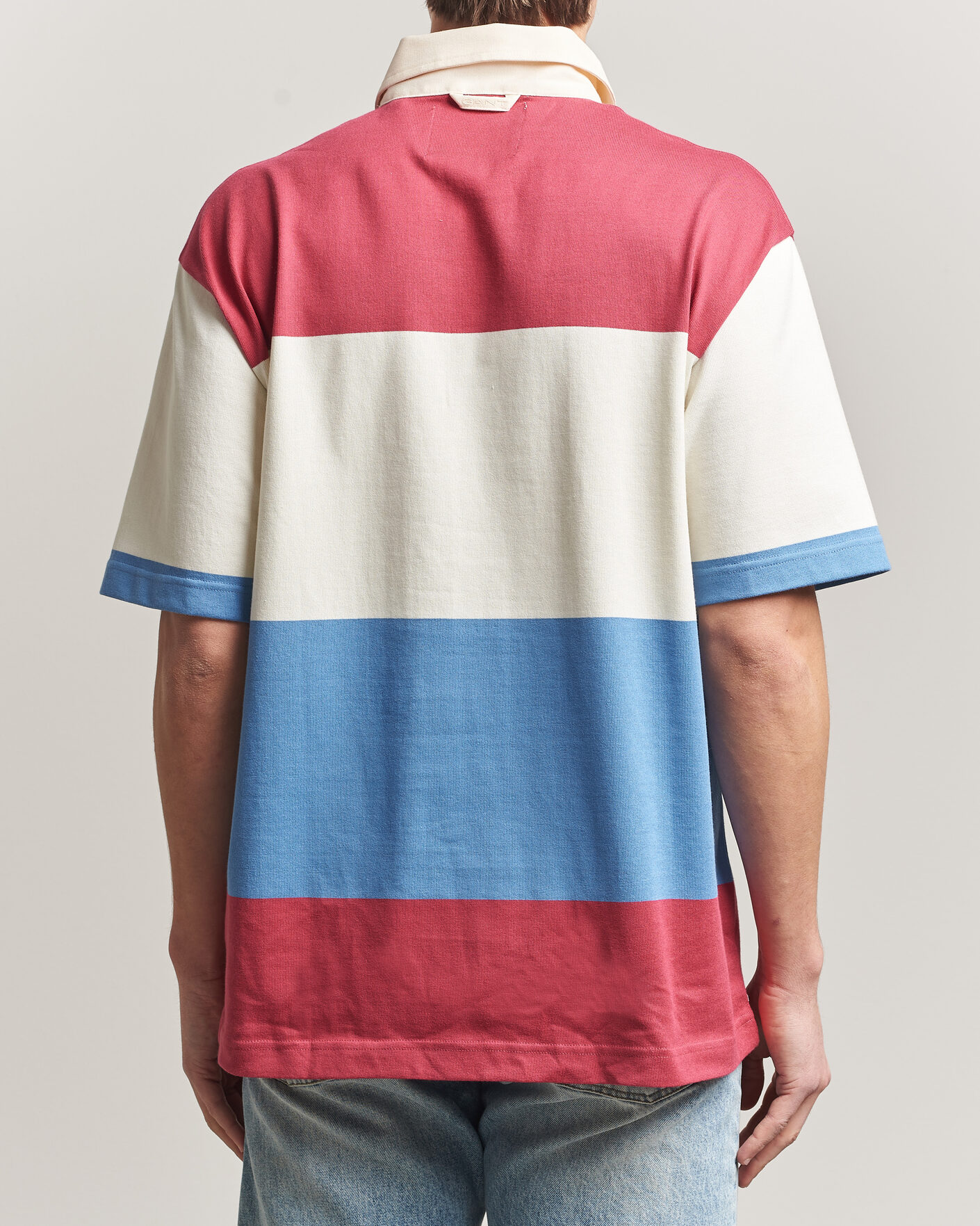 Homme | Polos | Gant | Striped Short Sleeve Rugger Multi