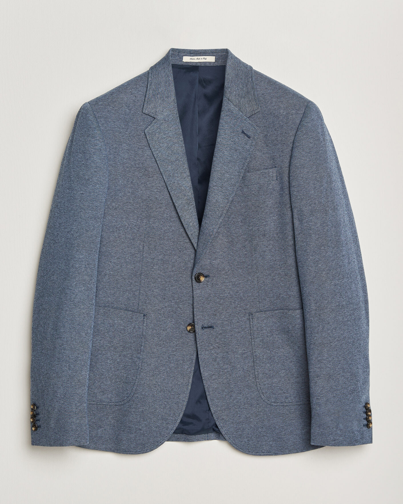 Homme | Blazers | GANT | Two Tone Jersey Pique Blazer Salty Sea