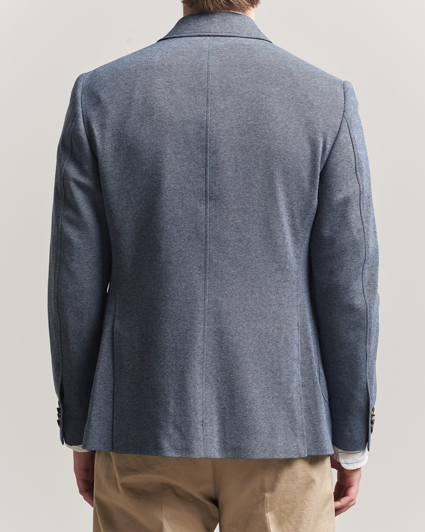 Homme | Blazers | Gant | Two Tone Jersey Pique Blazer Salty Sea