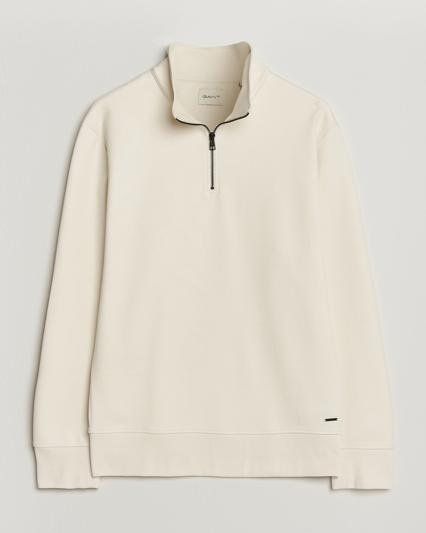 Homme | Pulls Et Tricots | Gant | Interlock Half Zip Creamed White