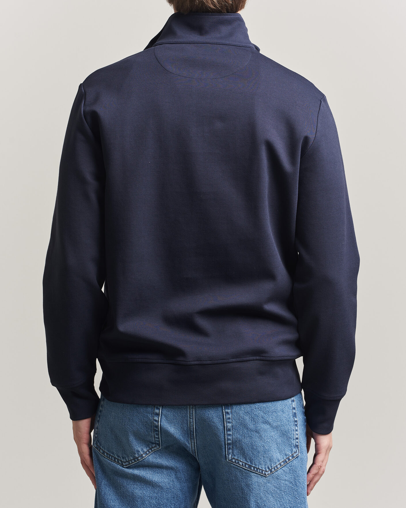 Homme | Pulls Et Tricots | Gant | Interlock Half Zip Evening Blue