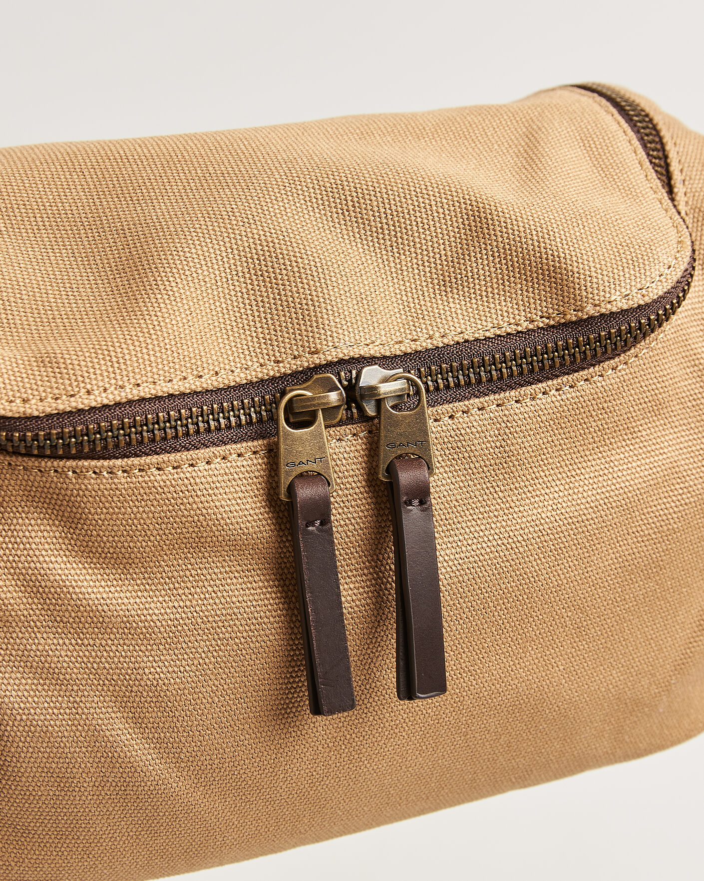 Homme | Sacs | Gant | Washed Canvas Washbag Warm Khaki