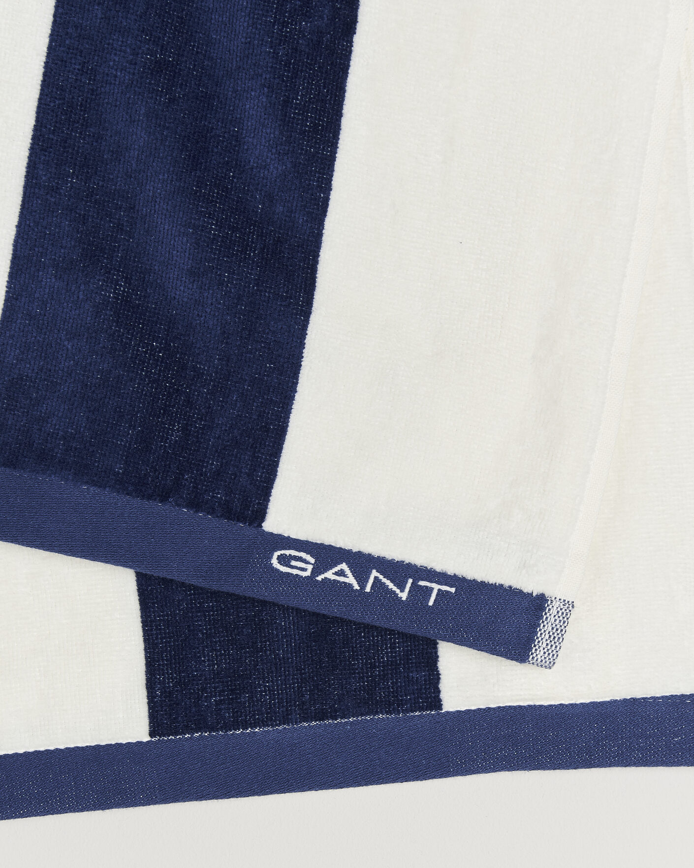 Homme | Tissus | Gant | Striped Beach Towel Vintage Blue