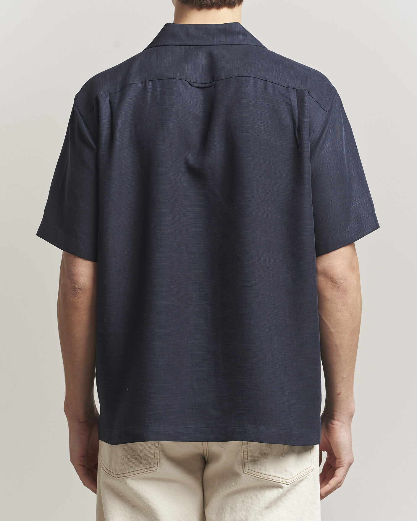 Homme | Chemises | Gant | Regular Fit Lyocell Resort Shirt Evening Blue