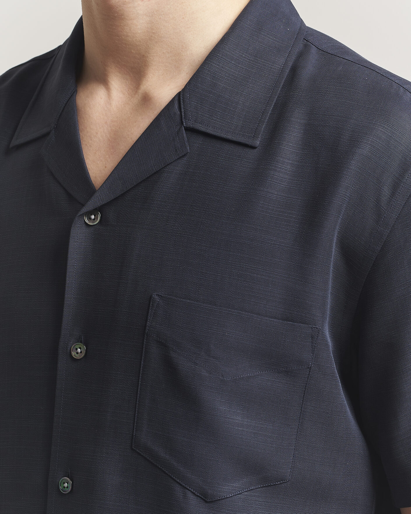 Homme | Chemises | Gant | Regular Fit Lyocell Resort Shirt Evening Blue