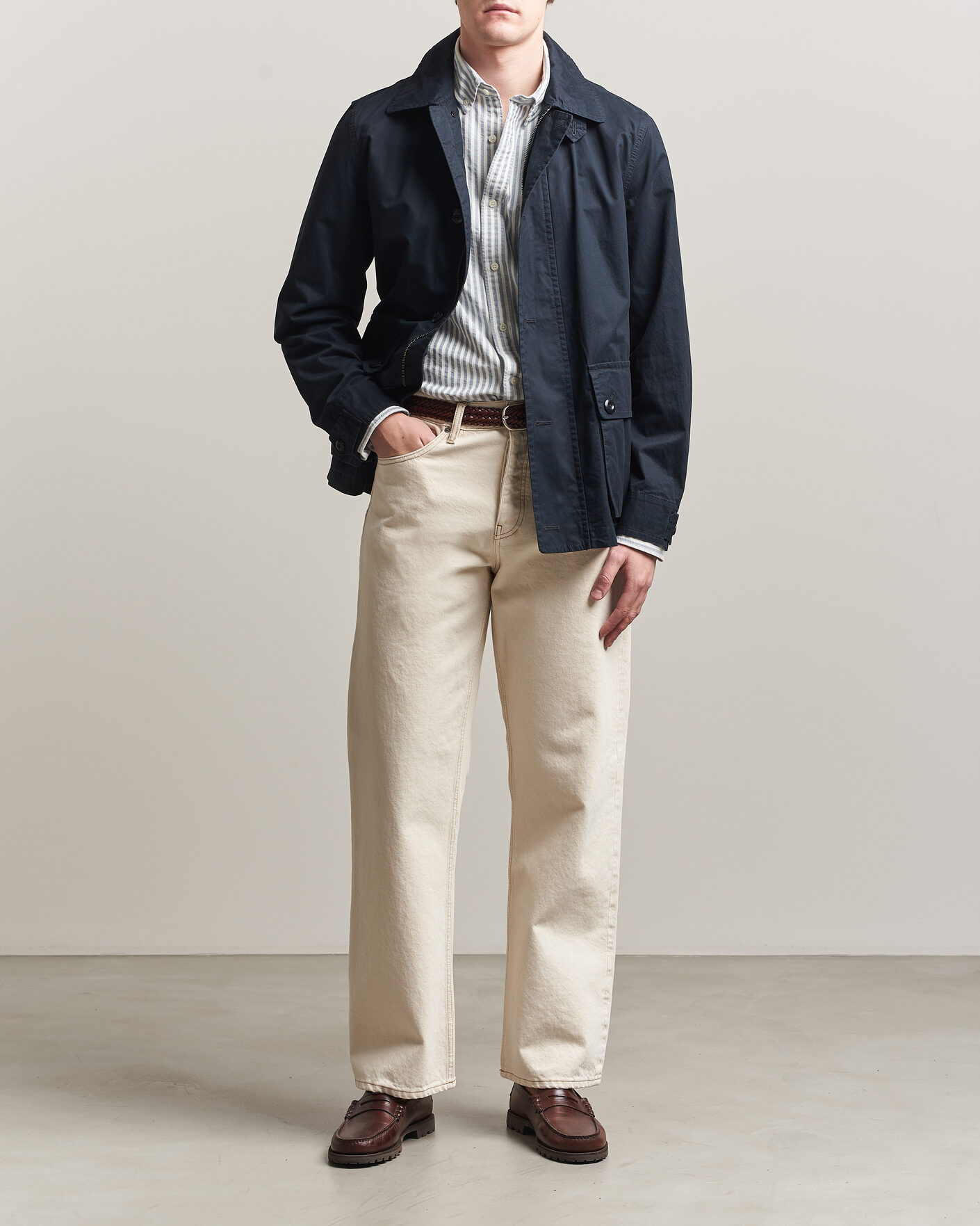 Homme | Manteaux Et Vestes | GANT | Cotton Decker Jacket Black