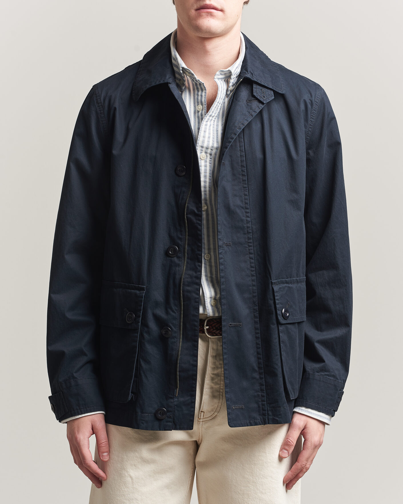 Homme | Manteaux Et Vestes | GANT | Cotton Decker Jacket Black