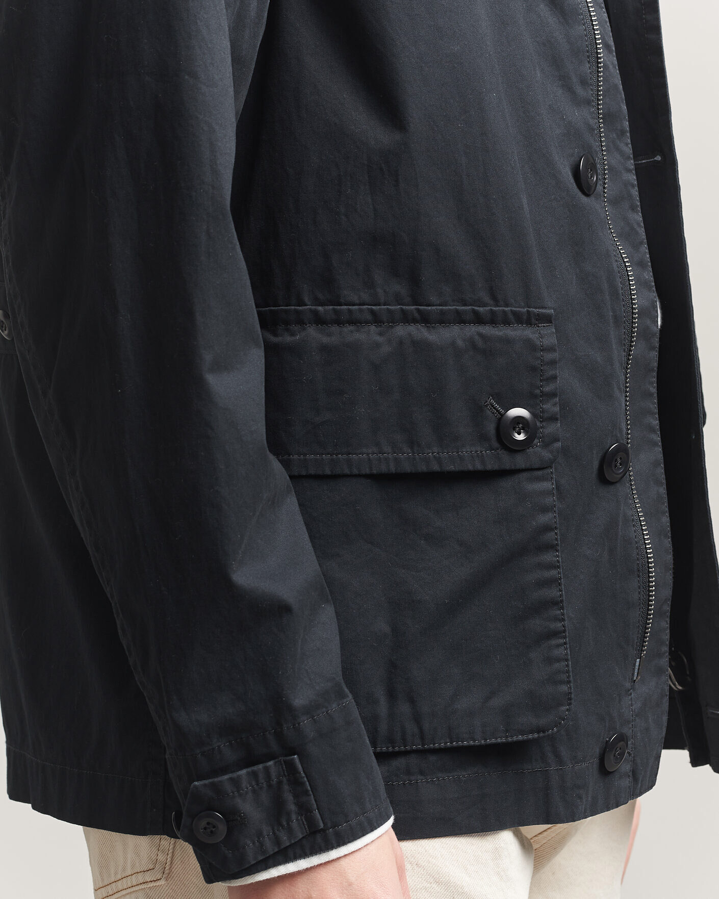 Homme | Manteaux Et Vestes | Gant | Cotton Decker Jacket Black