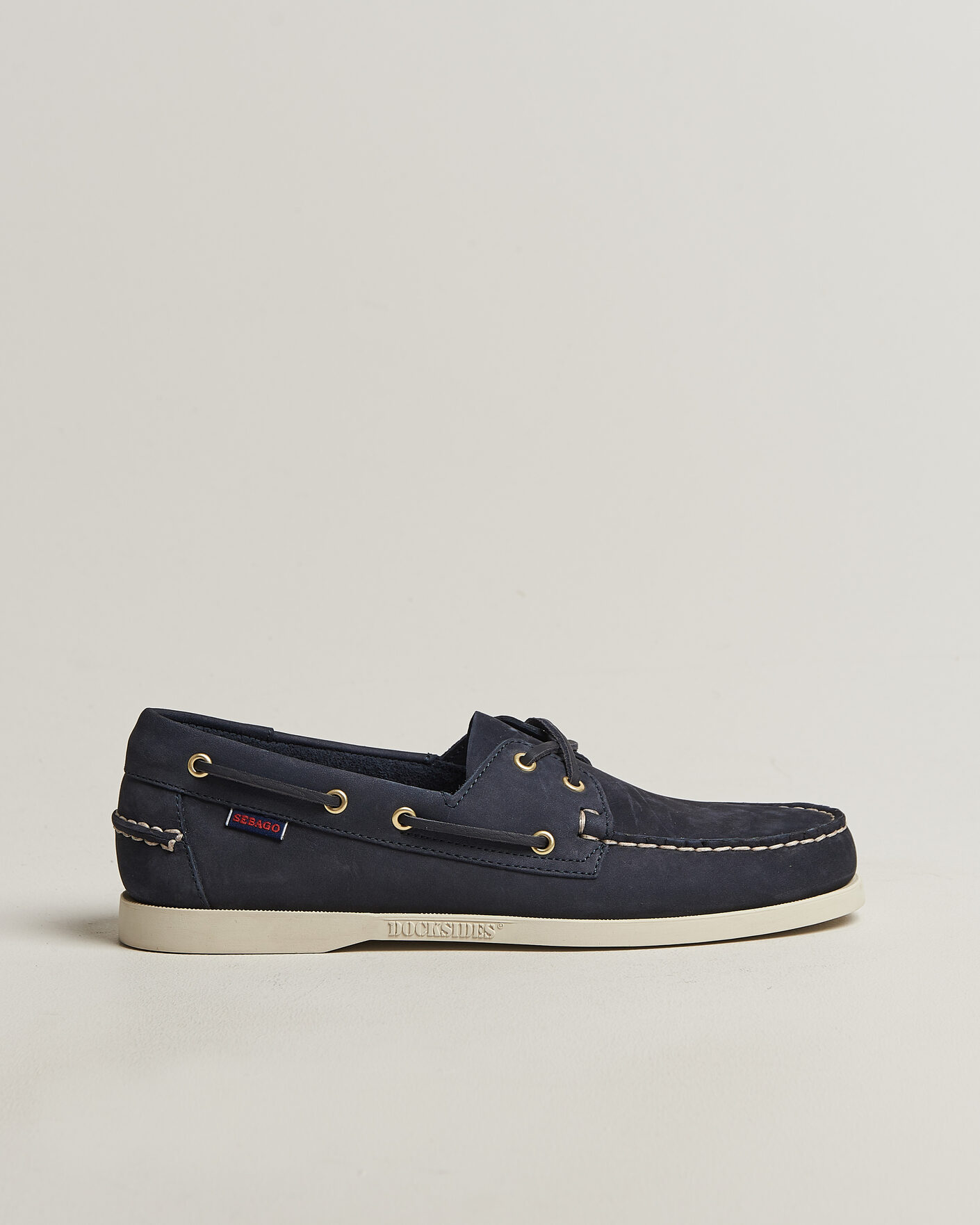 Homme | Chaussures Bateau | Sebago | Docksides Portland Nubuck Boat Shoe Blue Navy