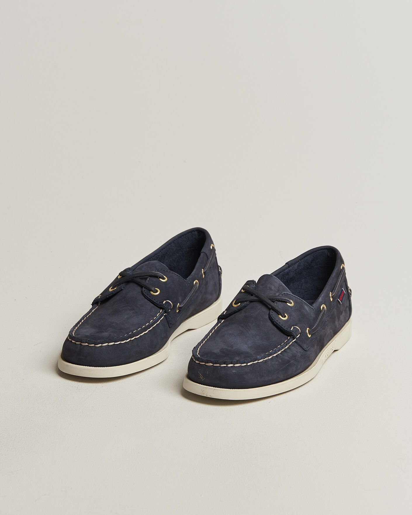 Homme | Chaussures Bateau | Sebago | Docksides Portland Nubuck Boat Shoe Blue Navy