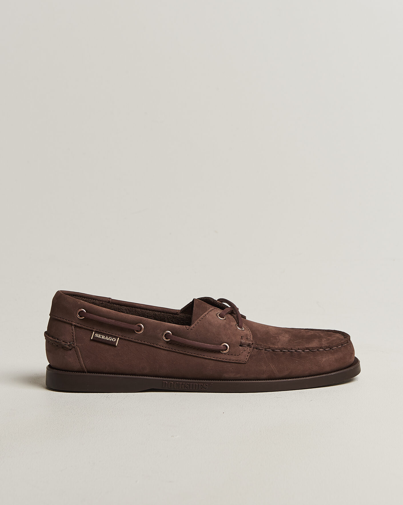 Homme | Chaussures Bateau | Sebago | Docksides Portland Nubuck Boat Shoe Brown Taupe
