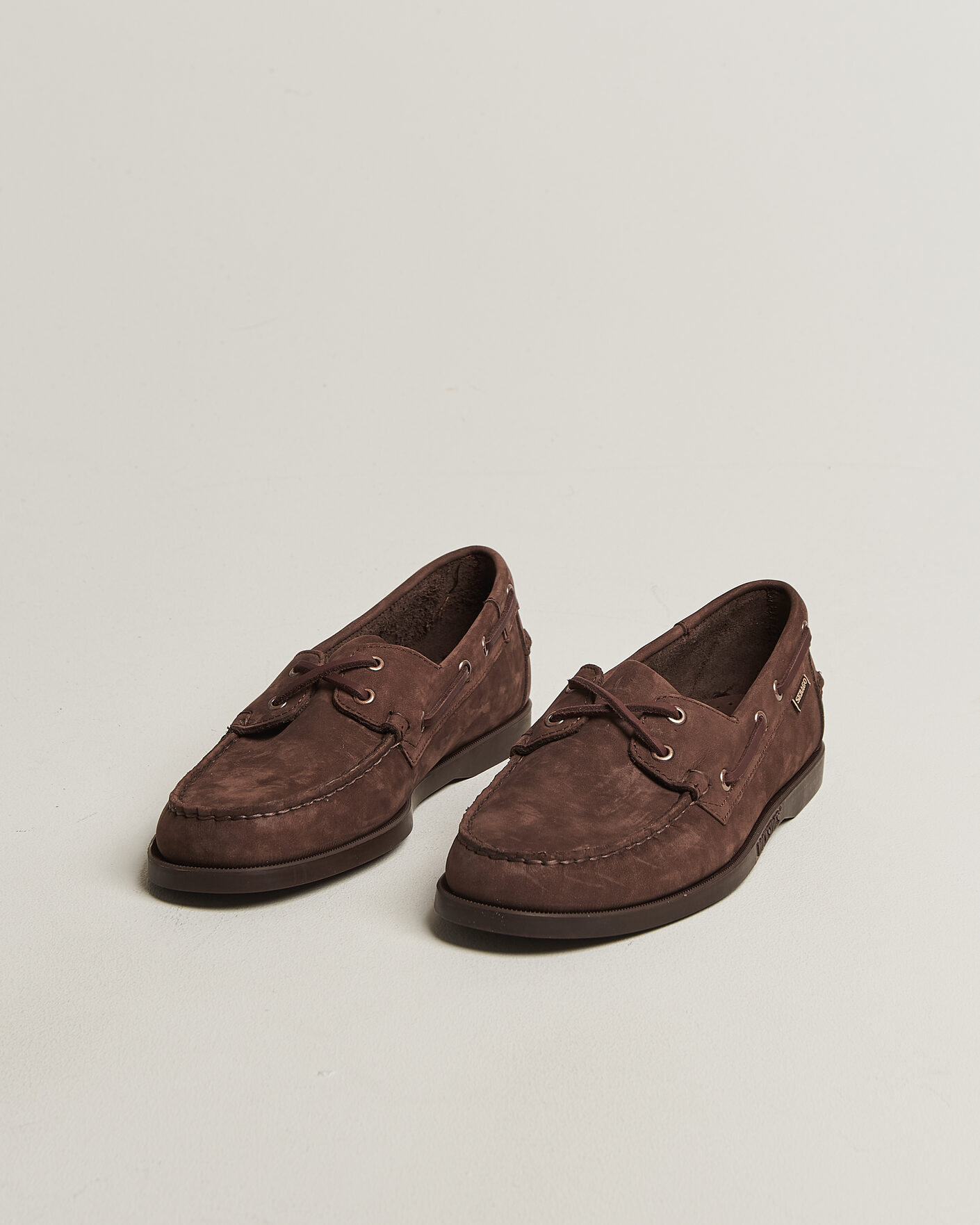 Homme | Chaussures Bateau | Sebago | Docksides Portland Nubuck Boat Shoe Brown Taupe