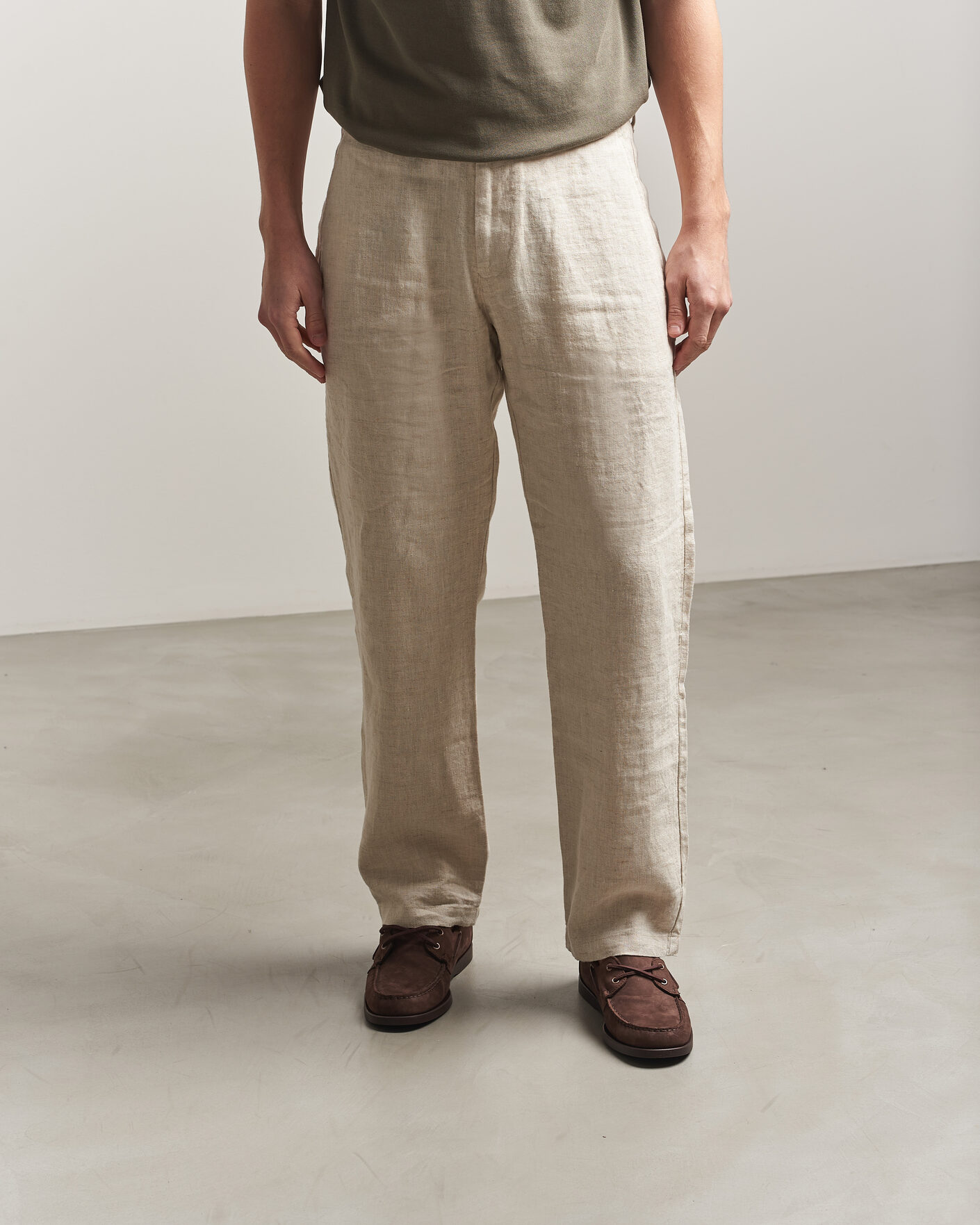 Homme | Chaussures Bateau | Sebago | Docksides Portland Nubuck Boat Shoe Brown Taupe